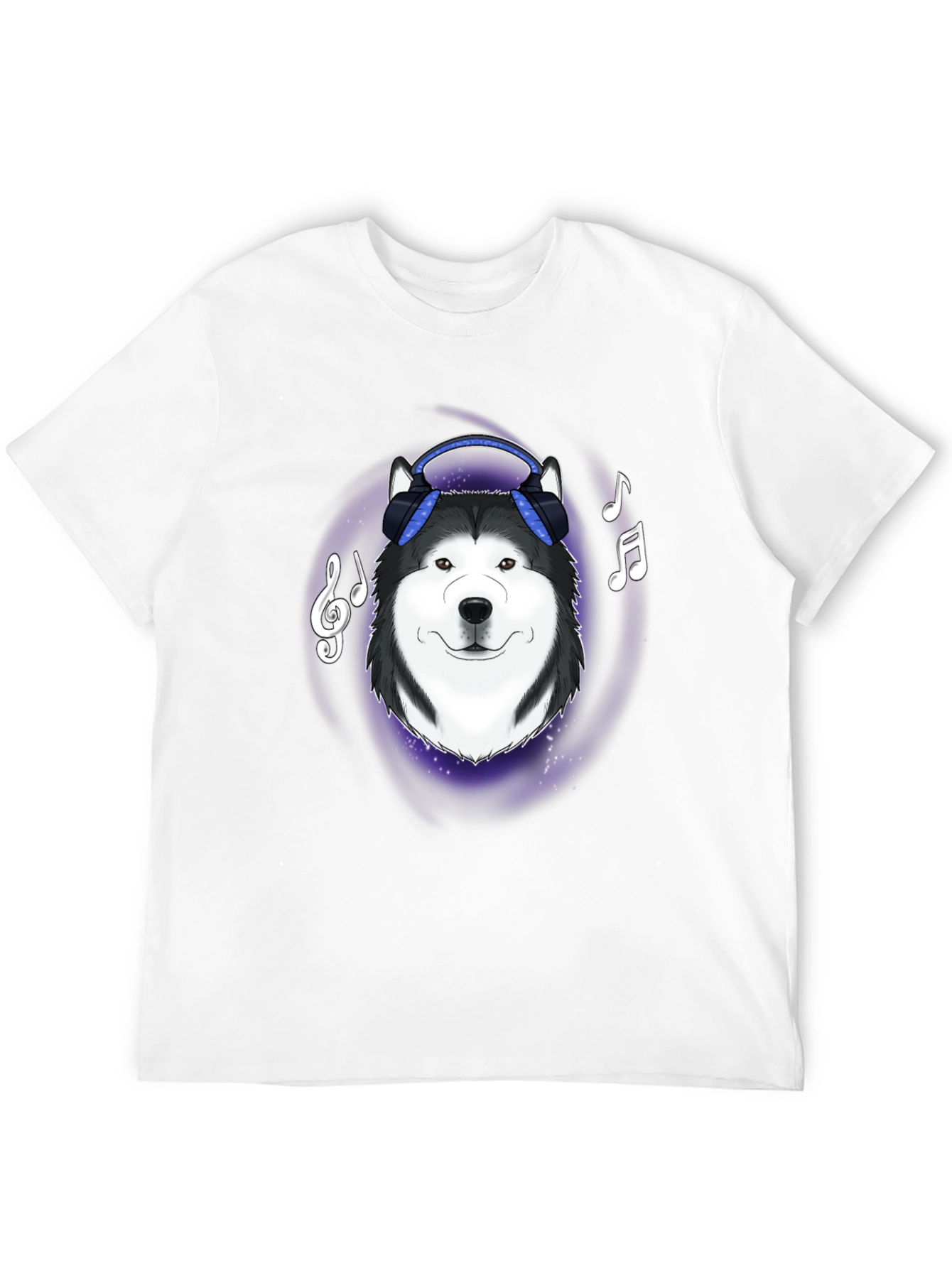 Cool Dog Headphone Graphic Tee