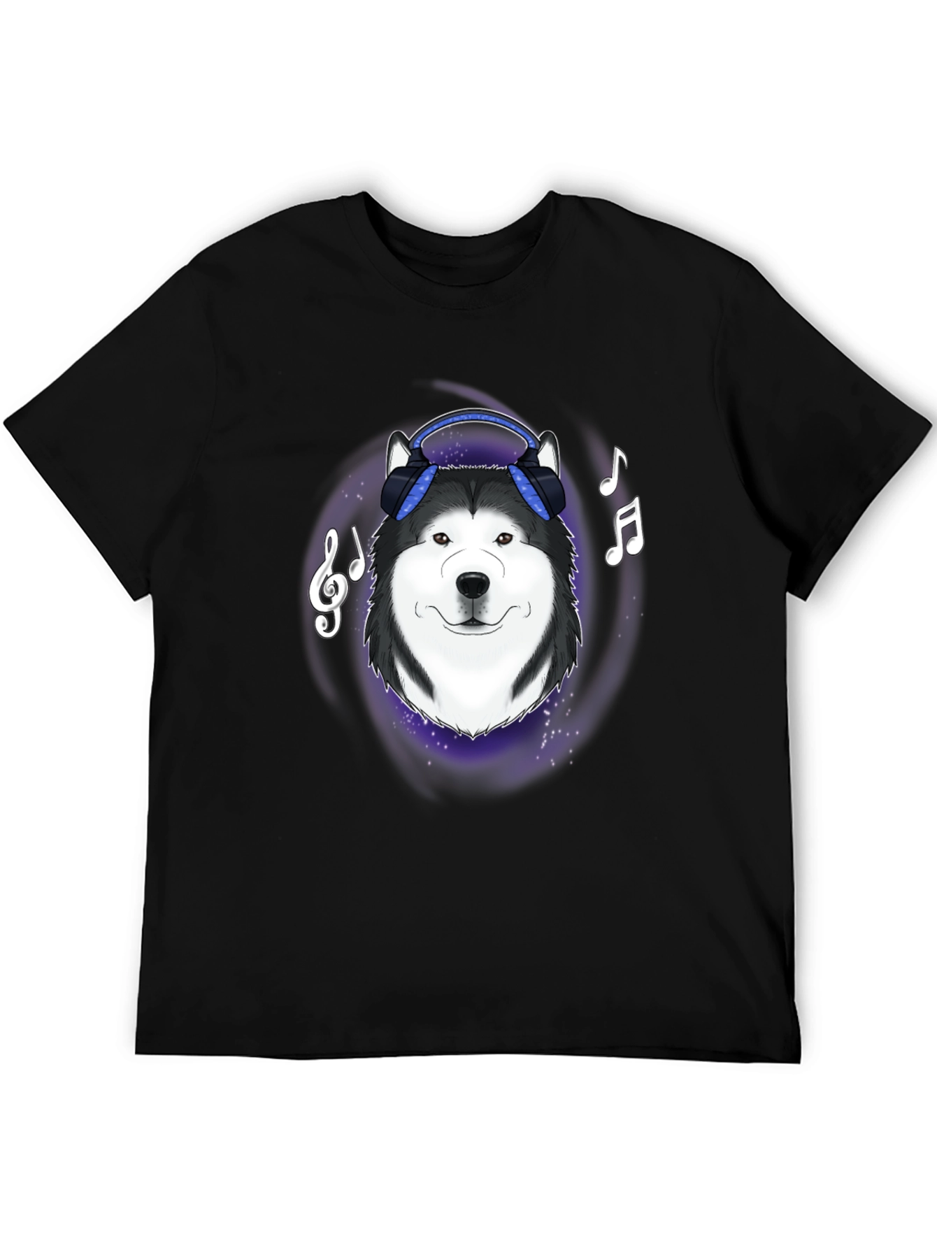 Cool Dog Headphone Graphic Tee