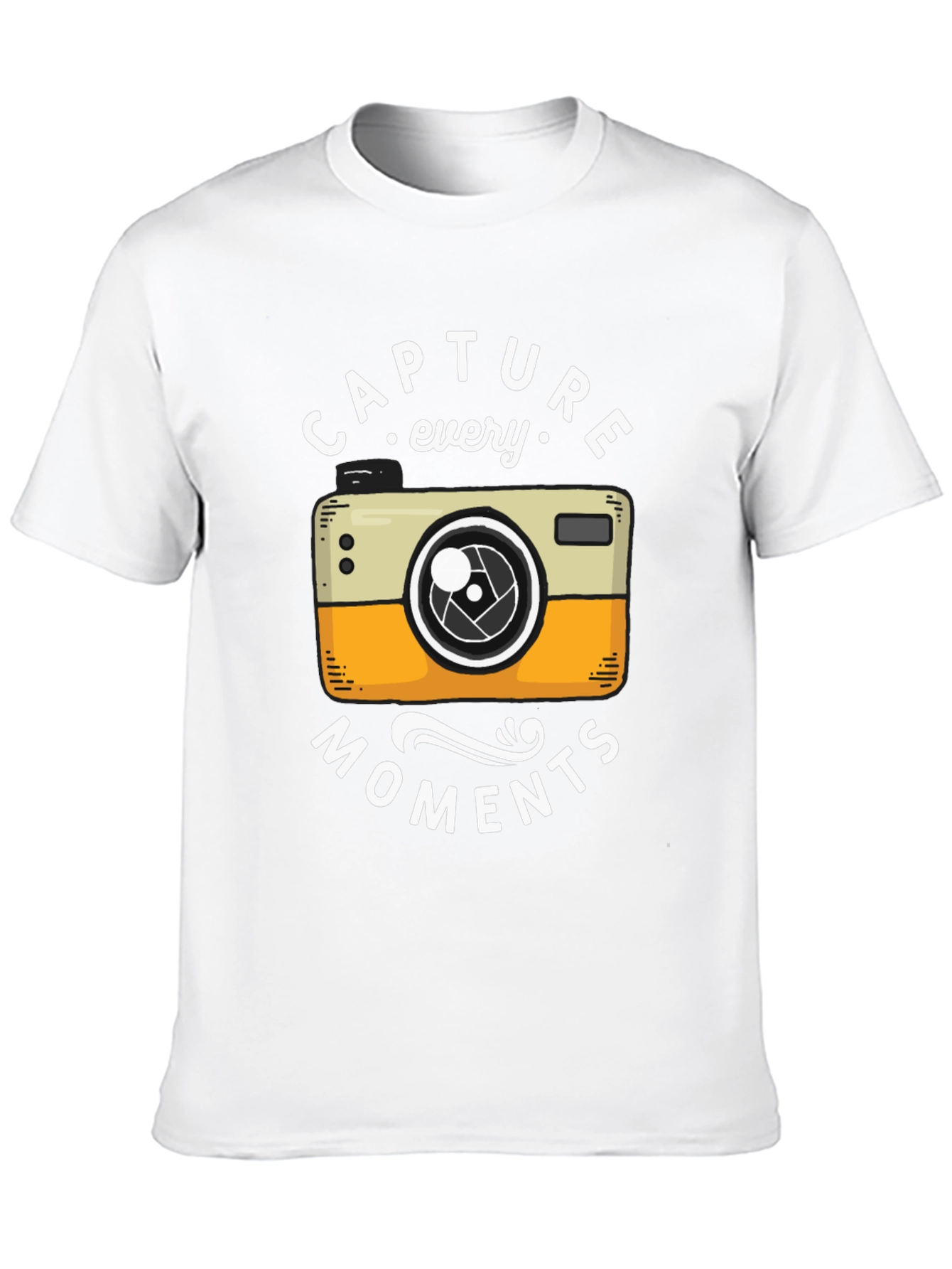 Capture Every Moment T-Shirt - Black