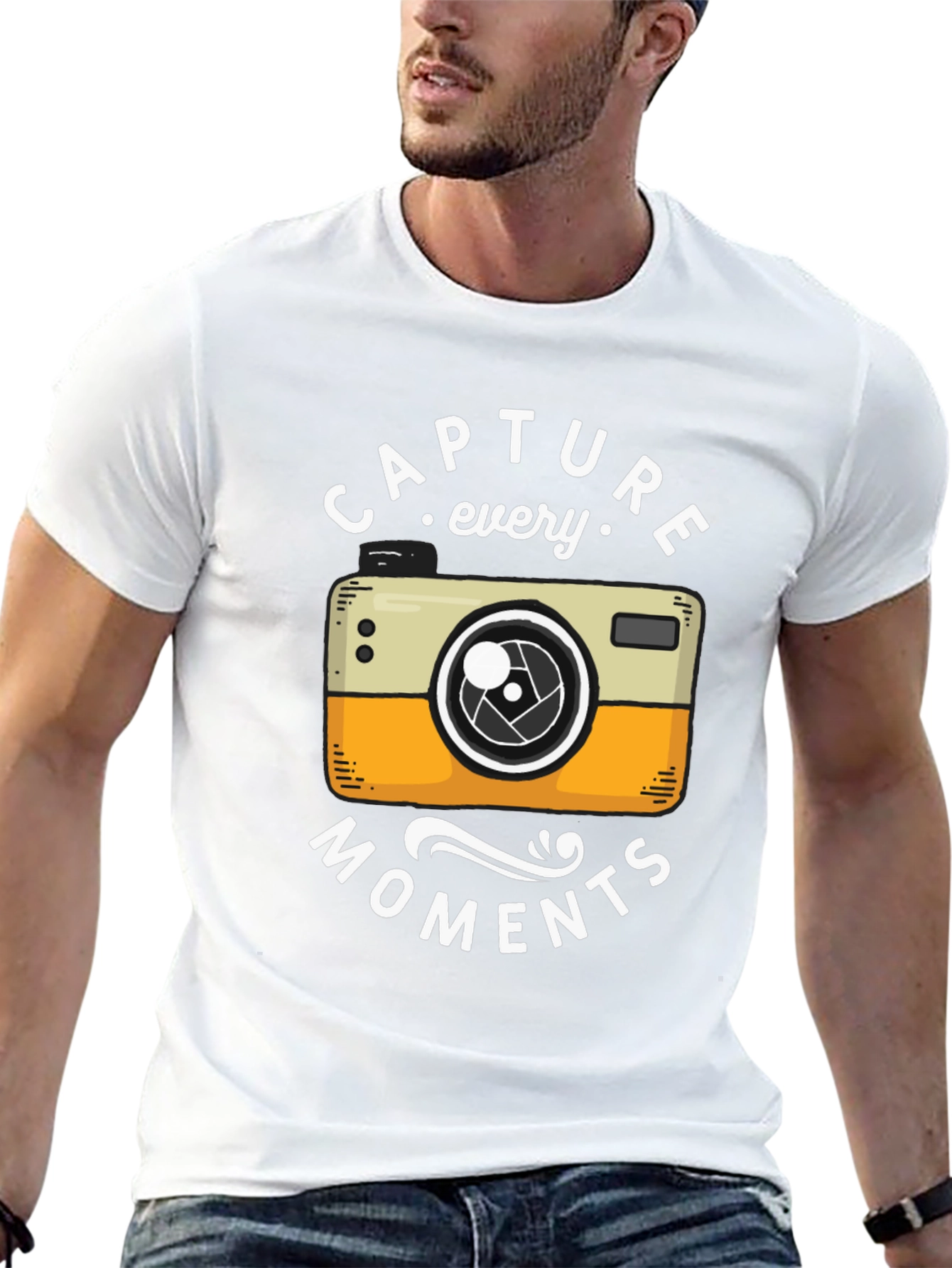 Capture Every Moment T-Shirt - Black