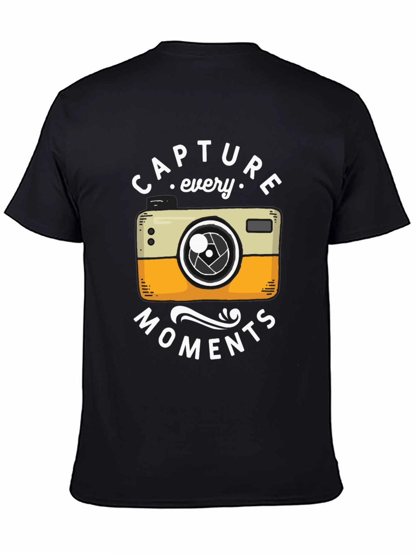 Capture Every Moment T-Shirt - Black