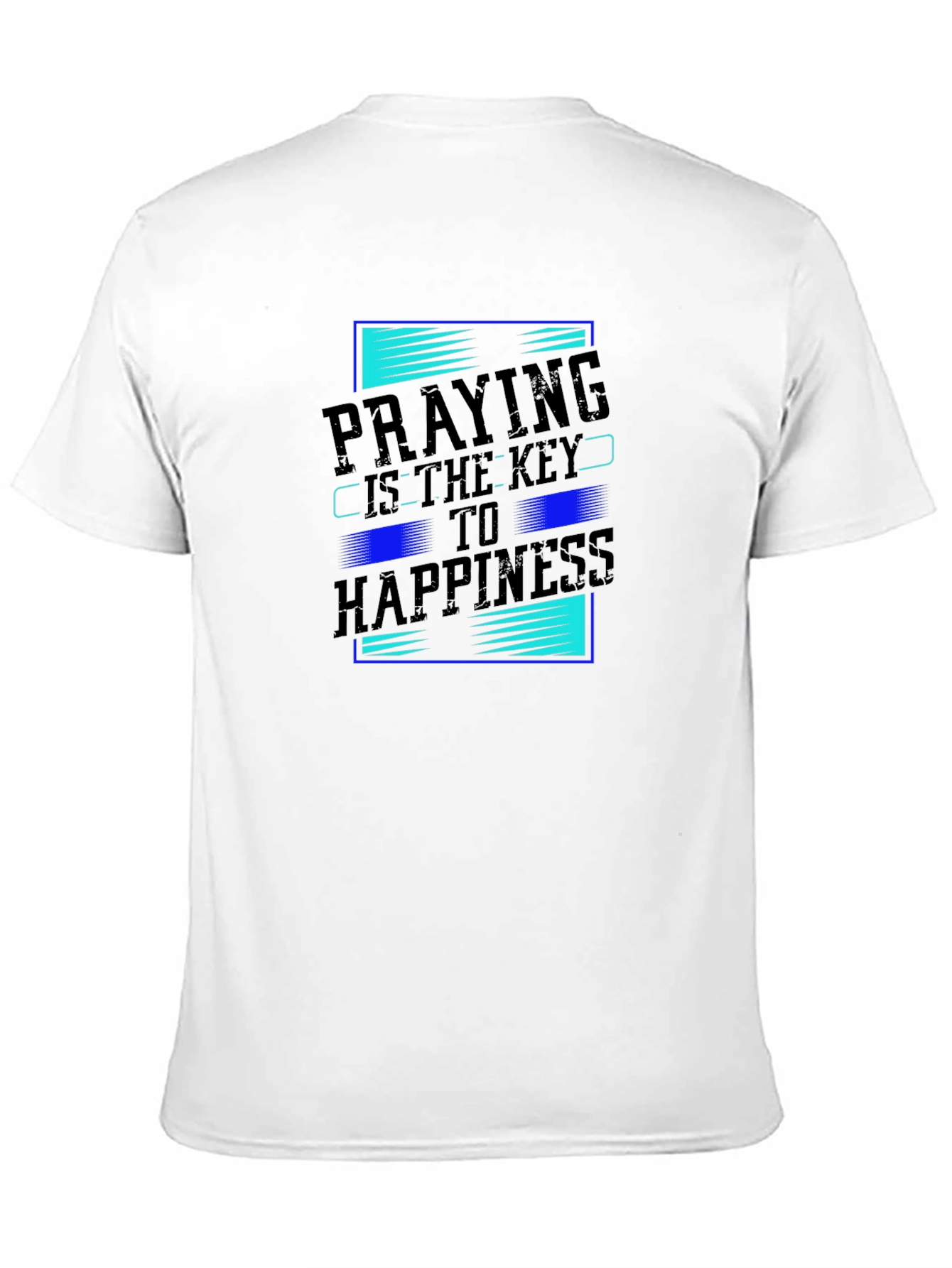 Praying is Key to Happiness Graphic T-Shirt