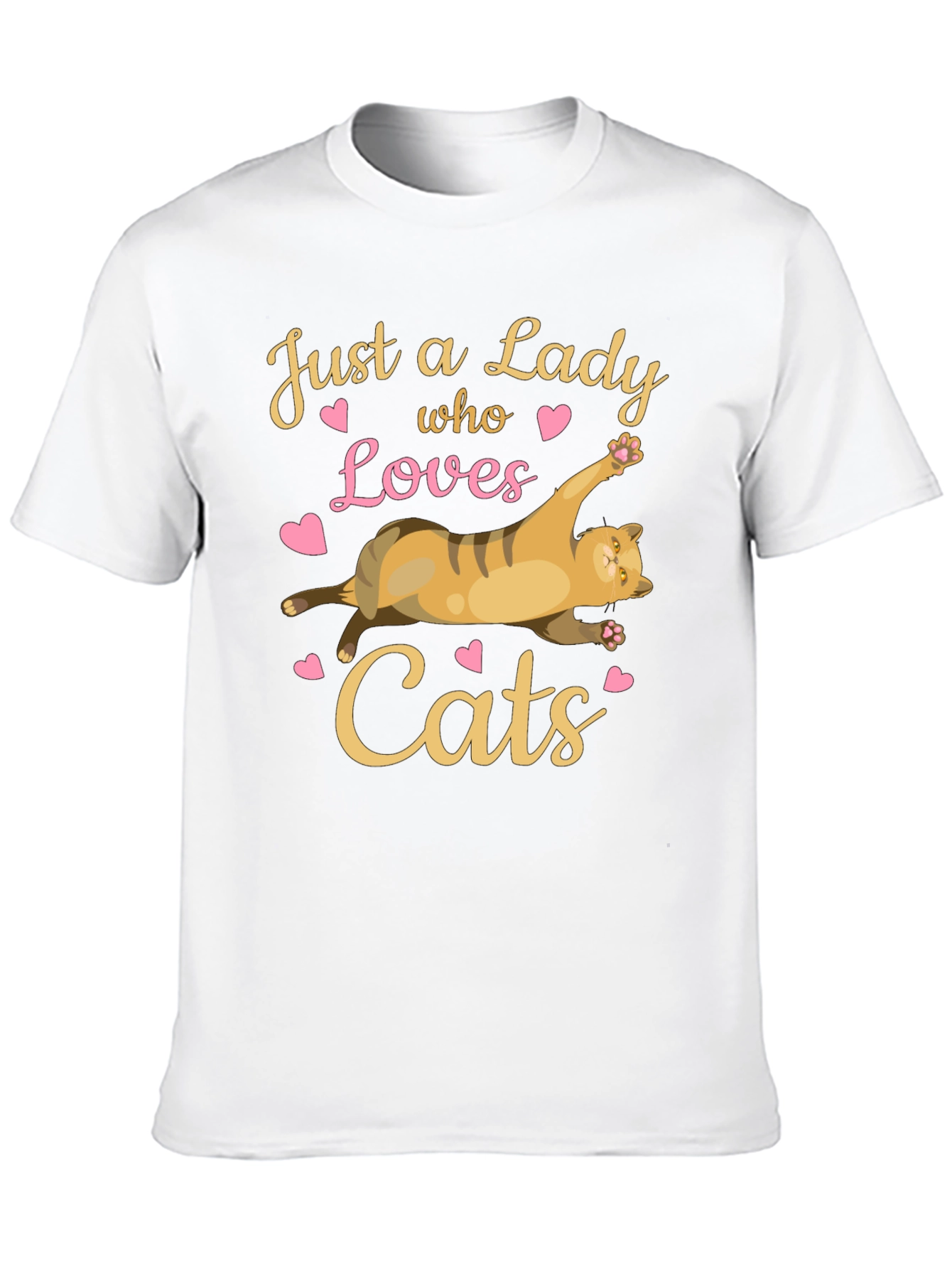 Just a Lady Who Loves Cats T-Shirt