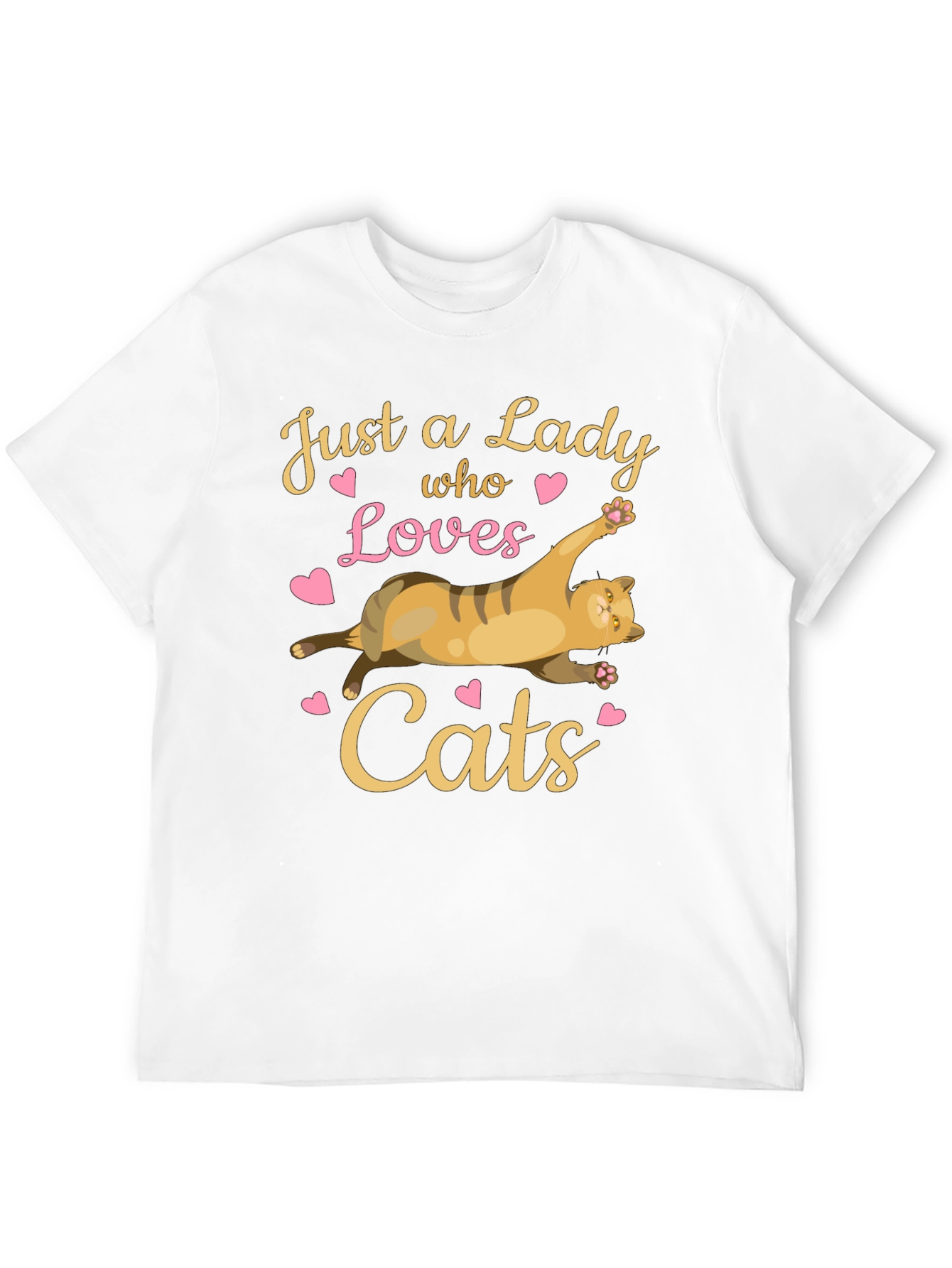 Just a Lady Who Loves Cats T-Shirt