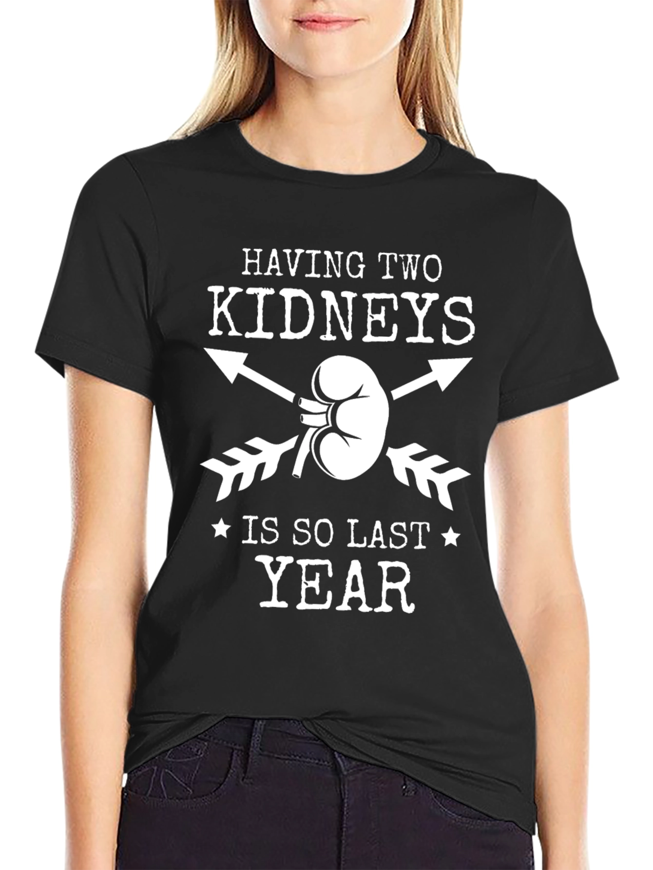 Funny Kidney T-Shirt Single Kidney Awareness Tee