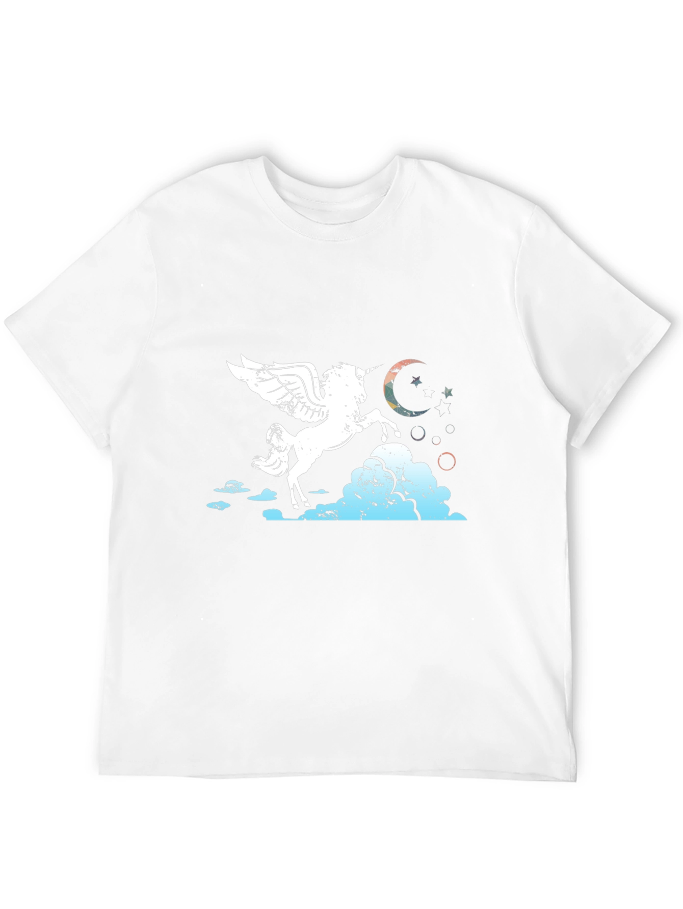 Unicorn Pegasus Graphic Tee - Black