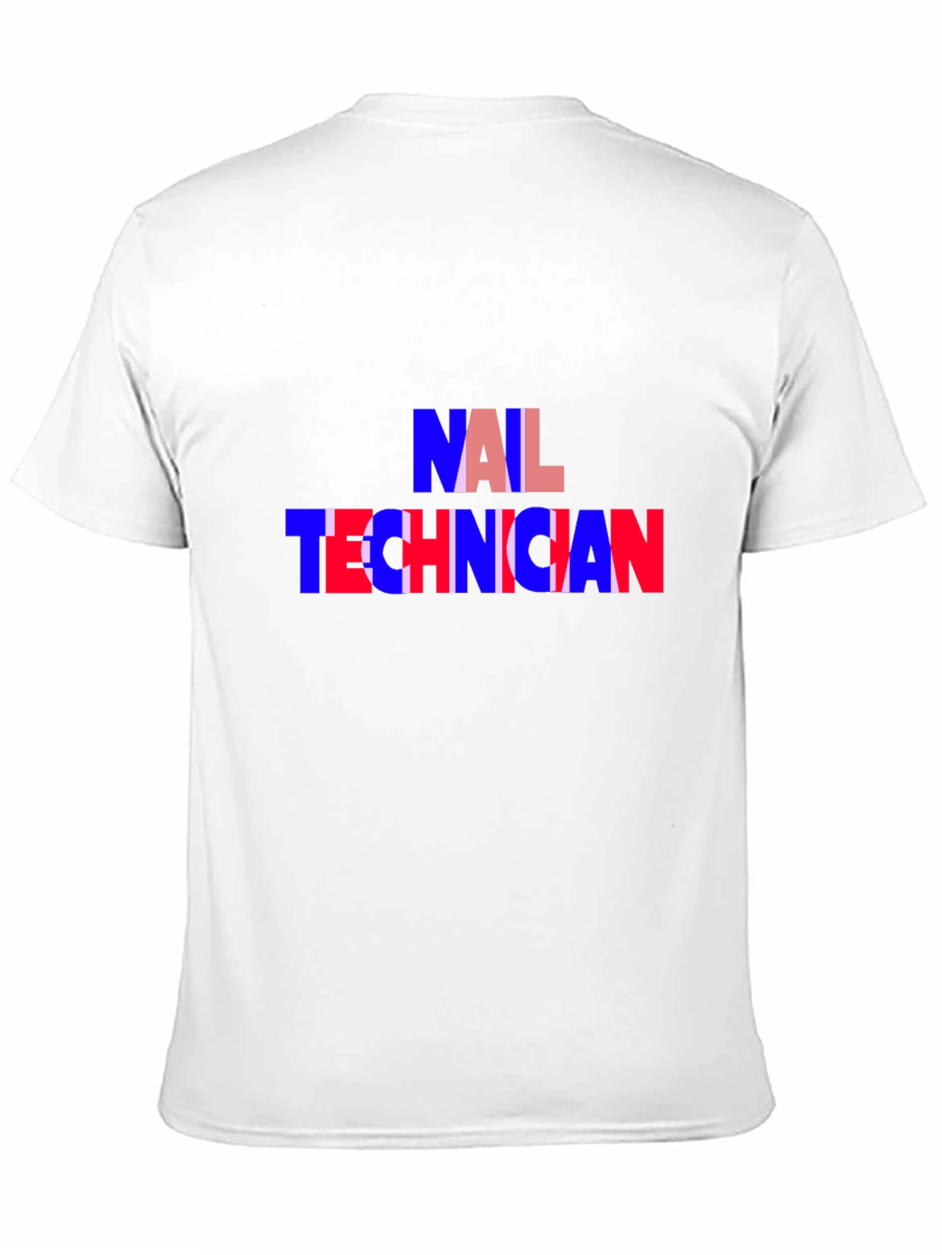 Nail Technician T-Shirt - Black Crew Neck Tee
