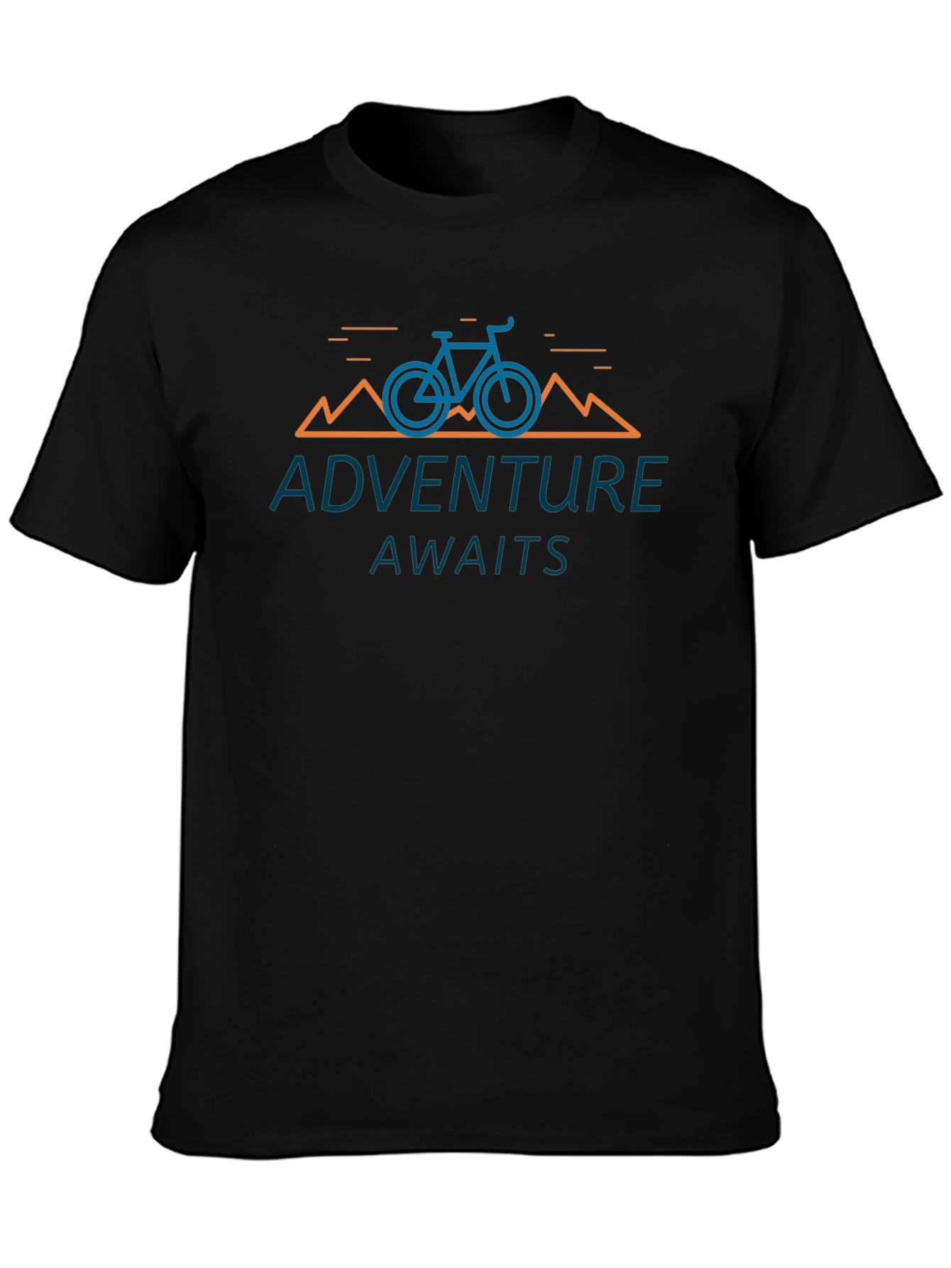 Adventure Awaits Graphic Tee - Black