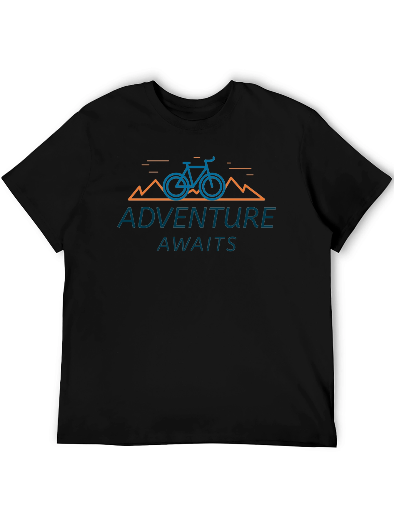 Adventure Awaits Graphic Tee - Black