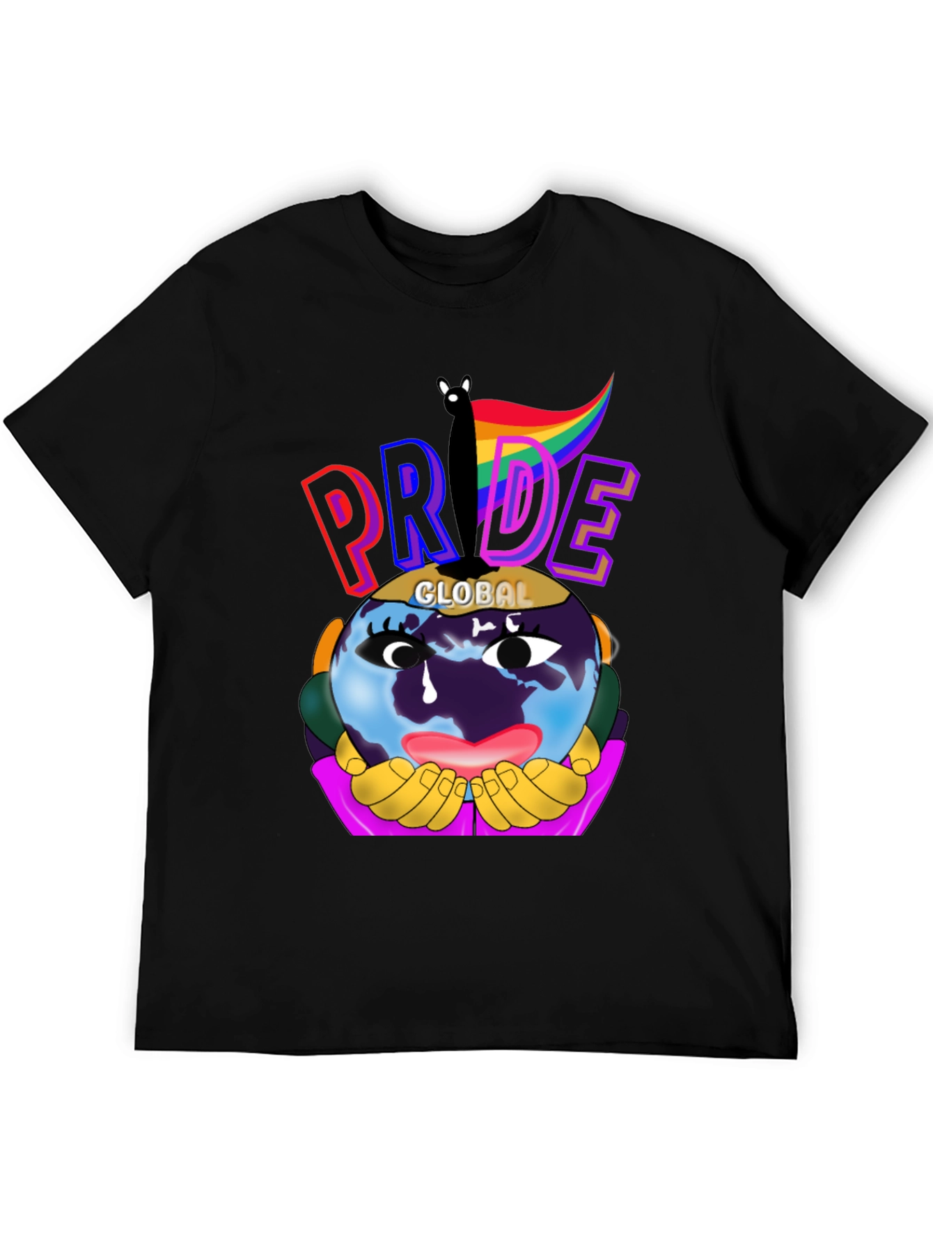 Global Pride Graphic Tee - Black