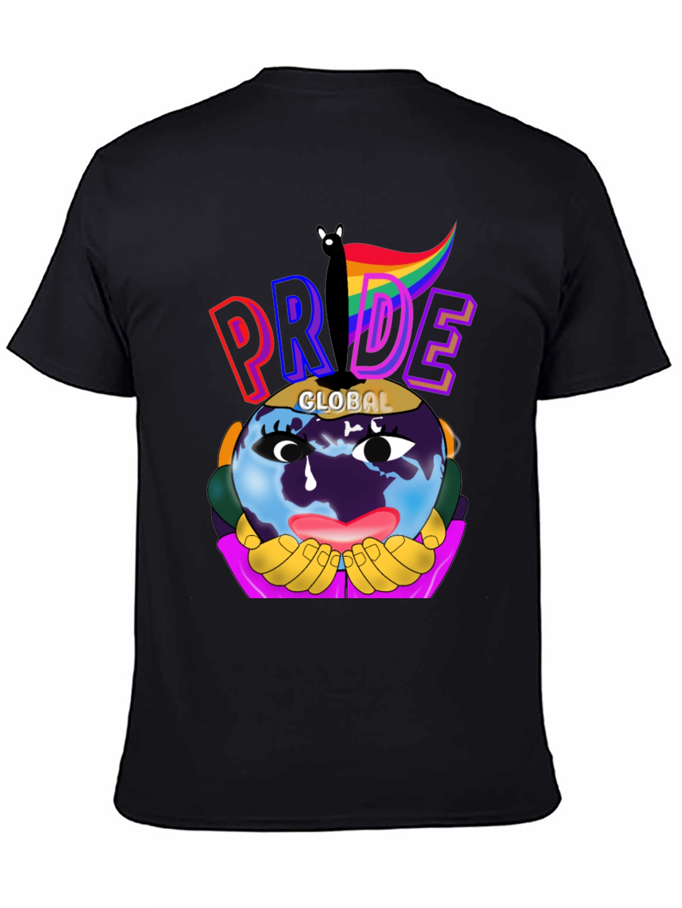 Global Pride Graphic Tee - Black