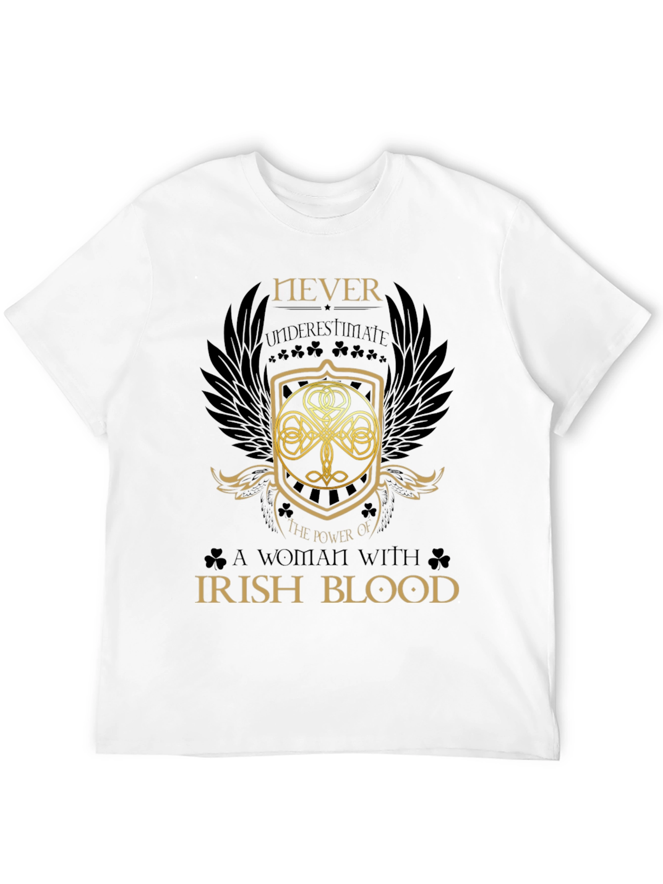 Irish Pride Tee - Never Underestimate Irish Blood