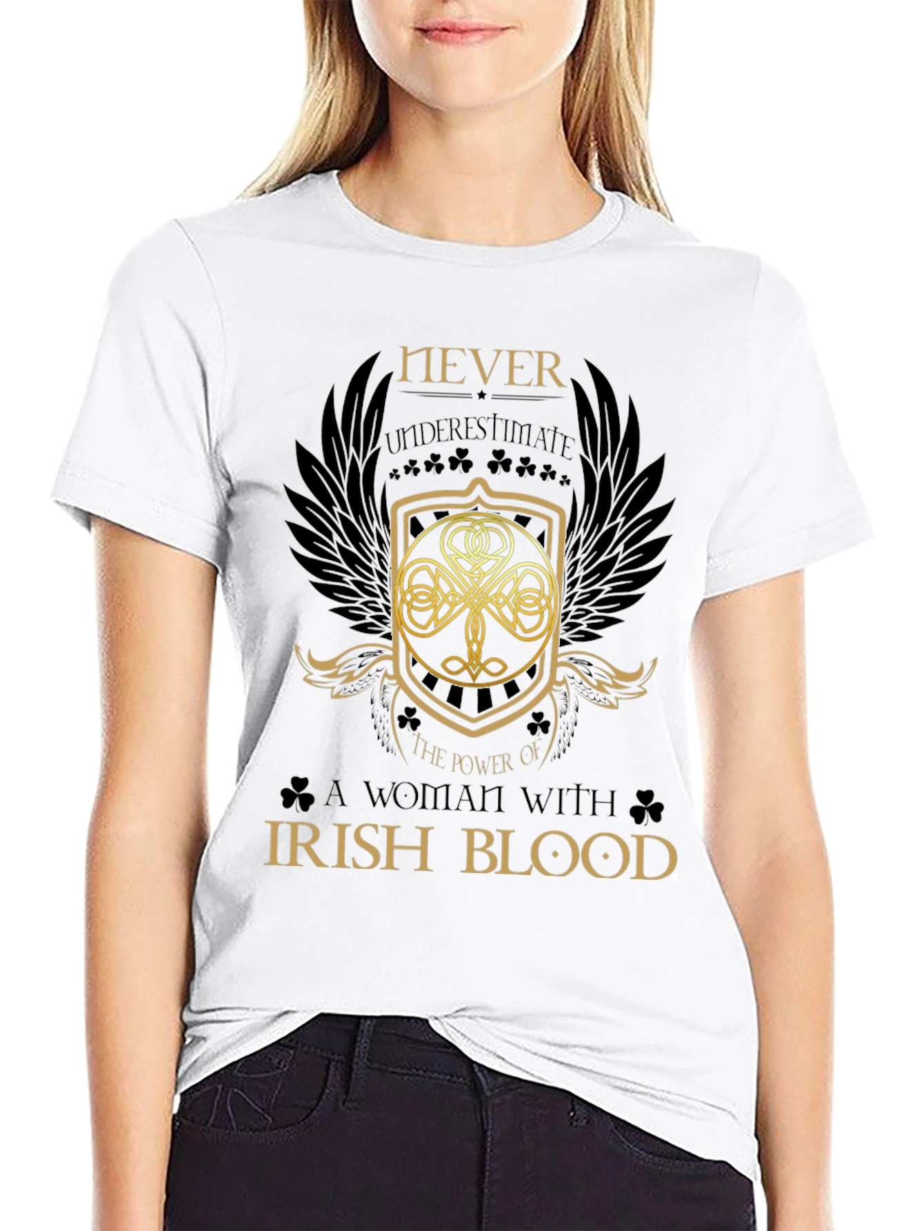 Irish Pride Tee - Never Underestimate Irish Blood