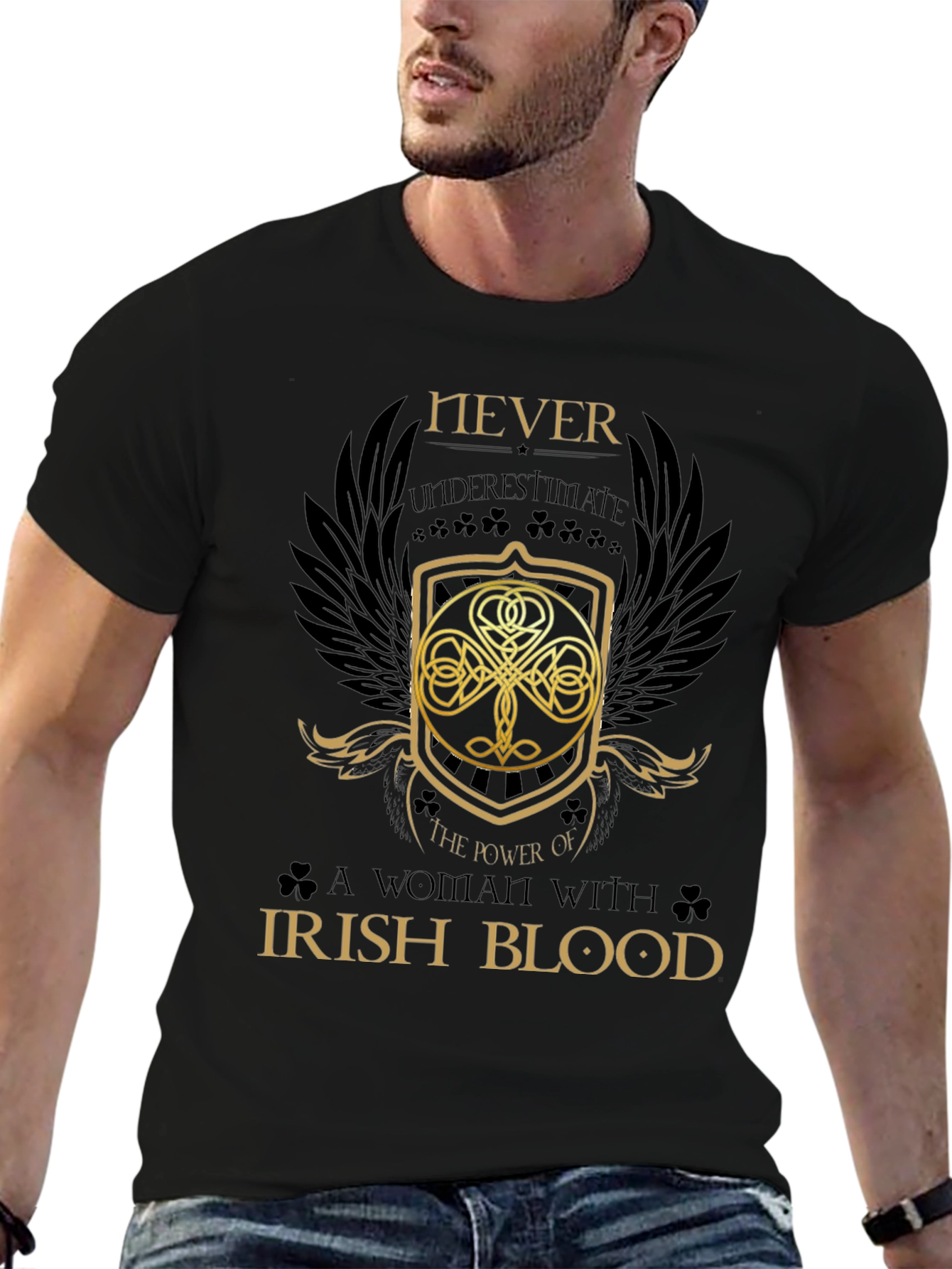 Irish Pride Tee - Never Underestimate Irish Blood