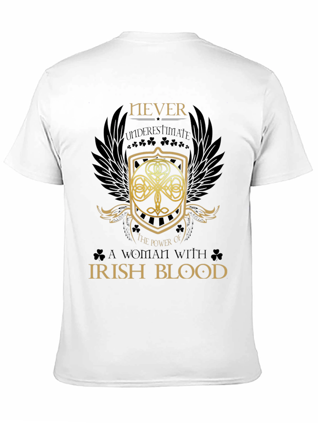 Irish Pride Tee - Never Underestimate Irish Blood