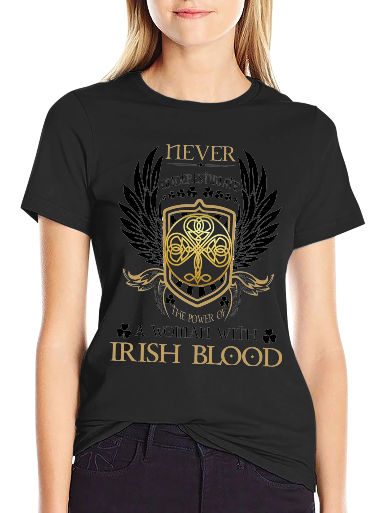 Irish Pride Tee - Never Underestimate Irish Blood
