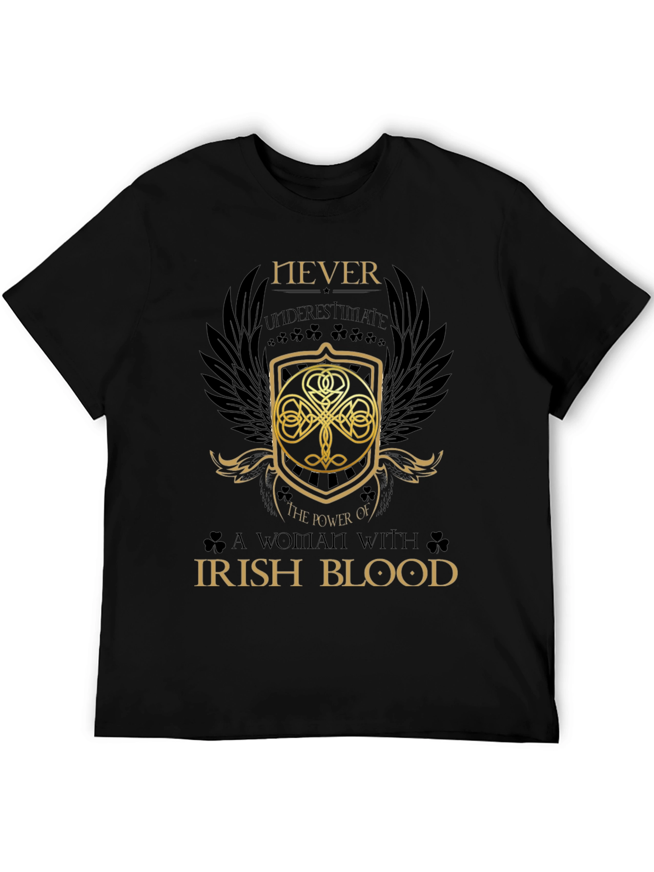 Irish Pride Tee - Never Underestimate Irish Blood