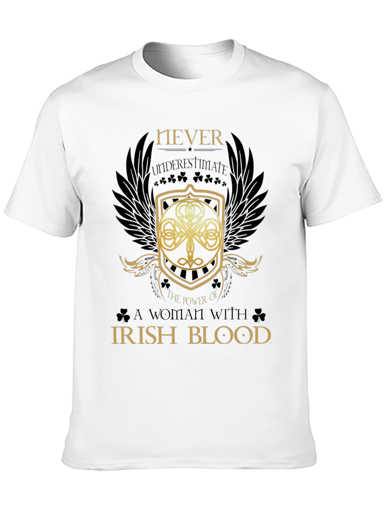 Irish Pride Tee - Never Underestimate Irish Blood