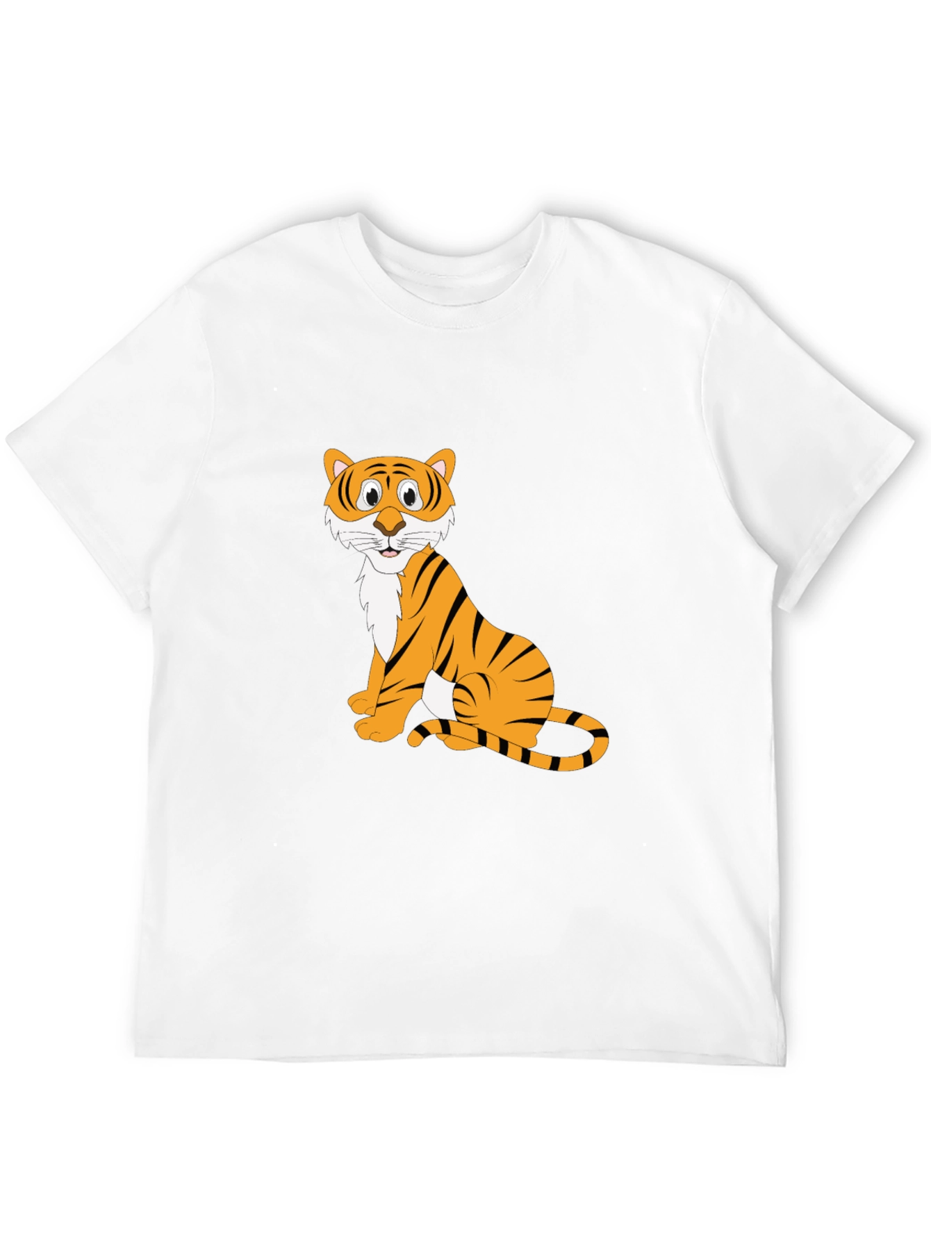Black Tiger Graphic T-Shirt for Men