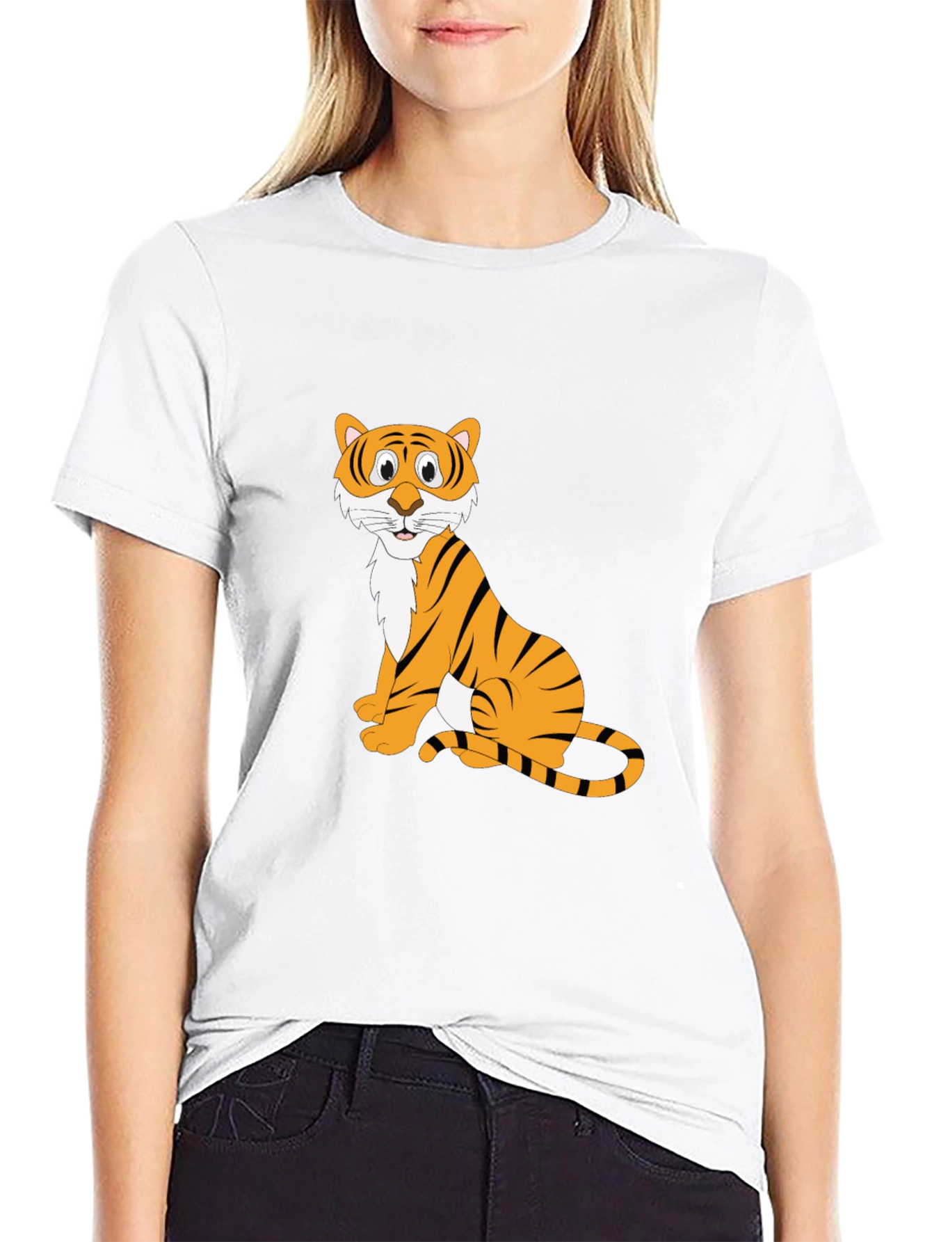 Black Tiger Graphic T-Shirt for Men