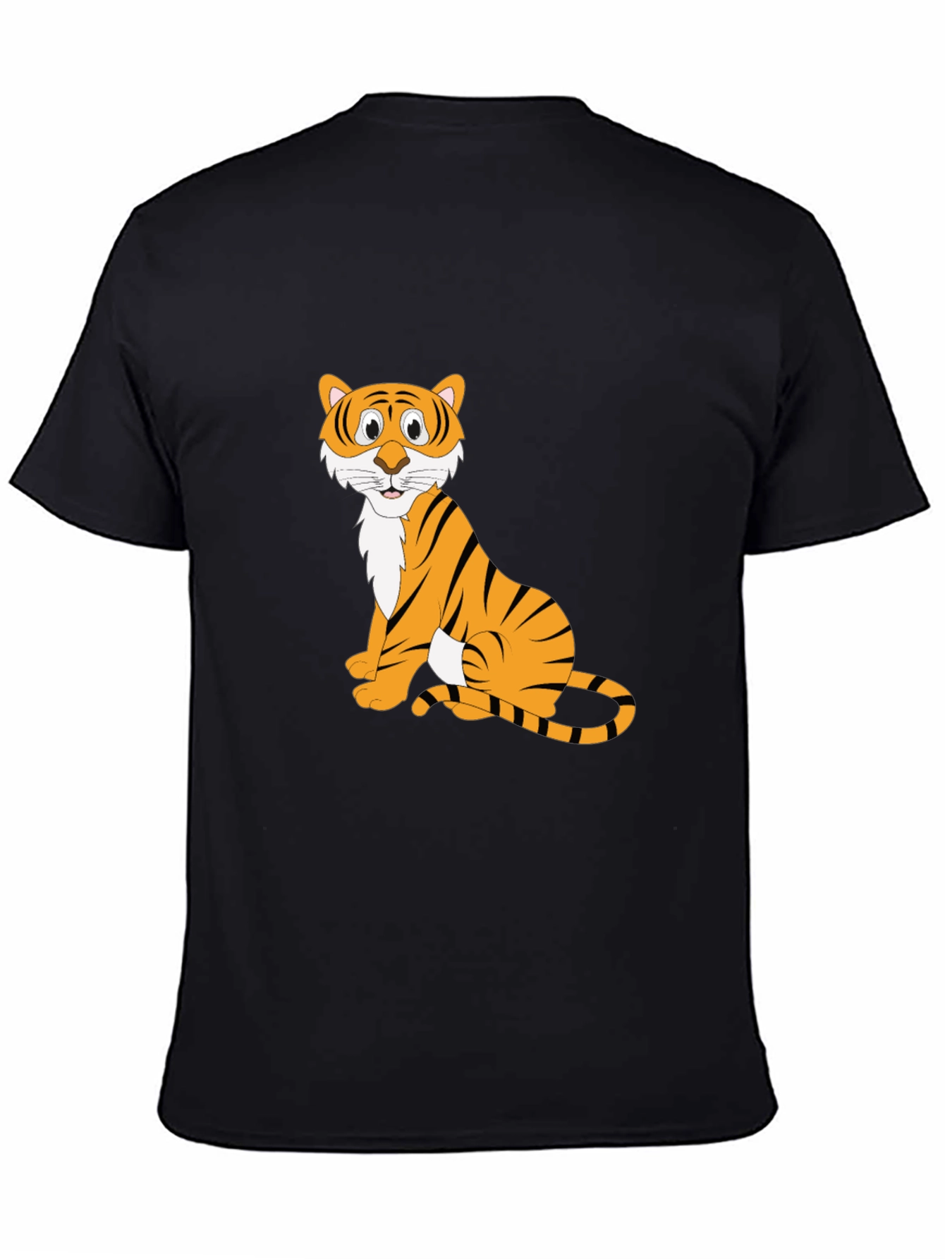 Black Tiger Graphic T-Shirt for Men