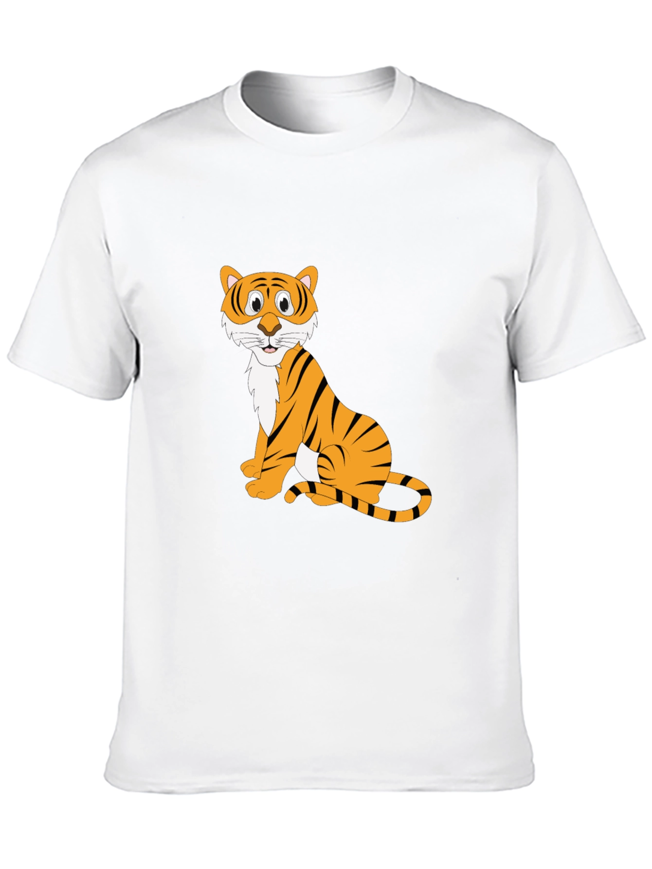 Black Tiger Graphic T-Shirt for Men