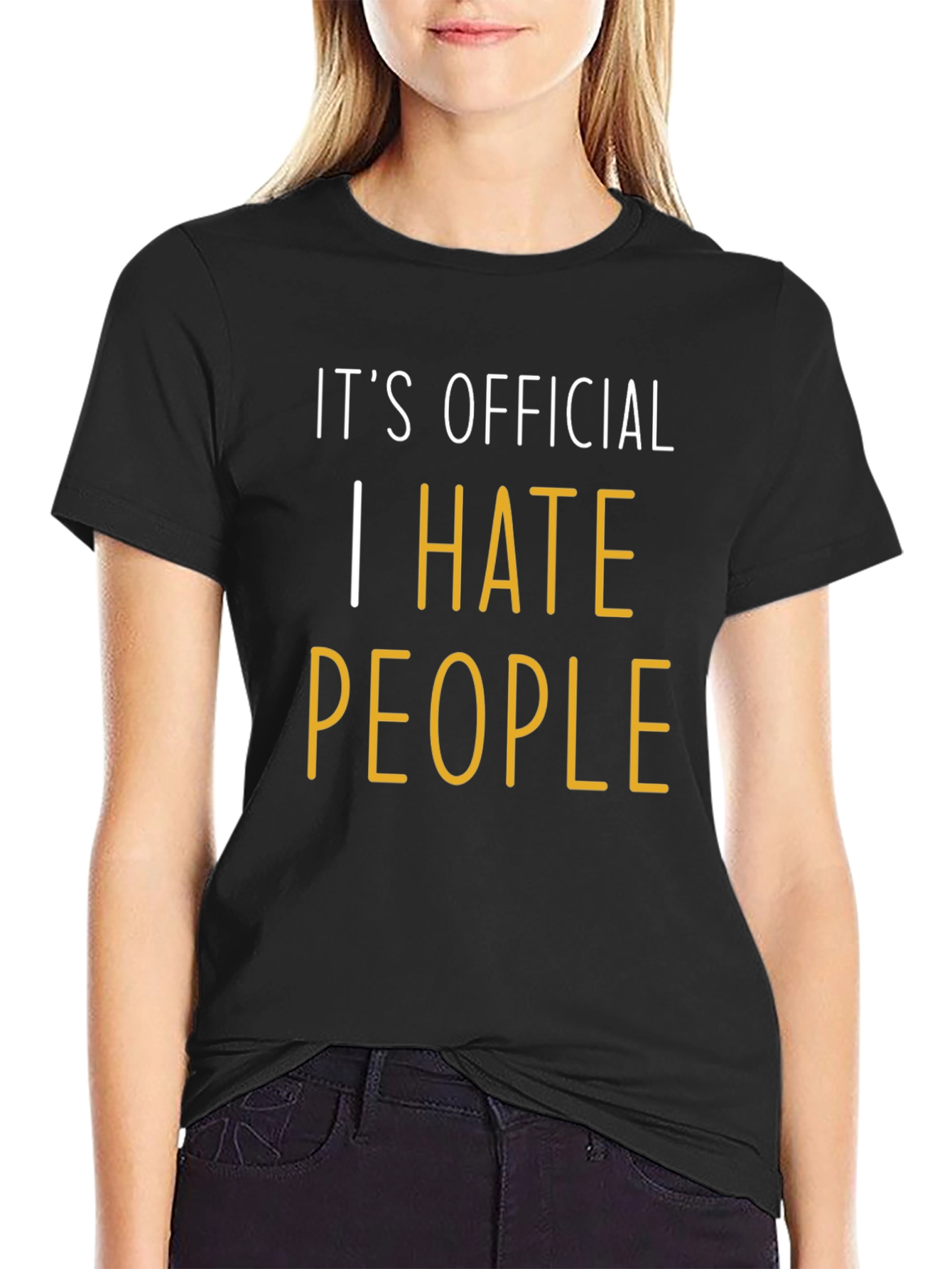 I Hate People T-Shirt - Official Funny Tee