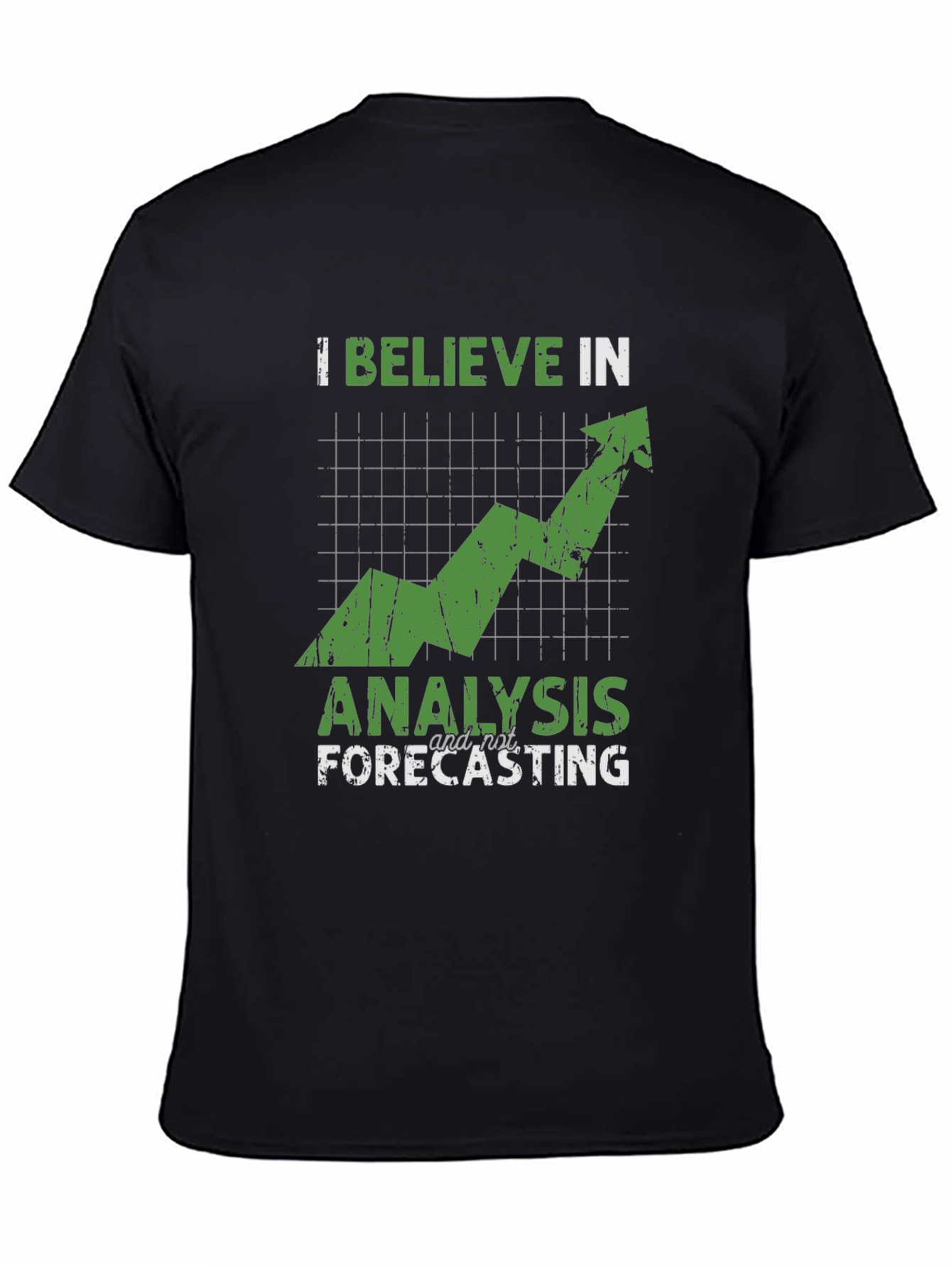 I Believe in Analysis Graphic Tee - Black