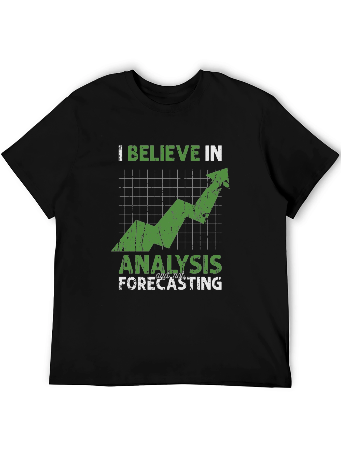 I Believe in Analysis Graphic Tee - Black