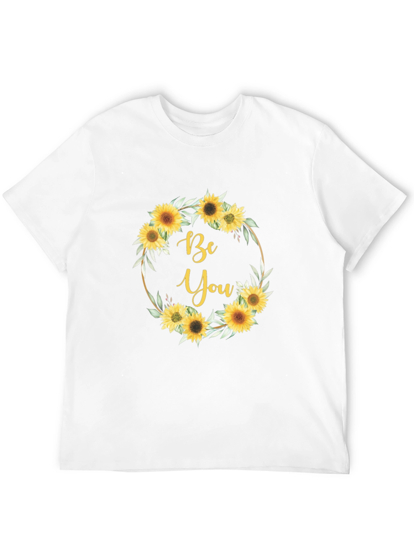 Sunflower Be You Graphic Black T-Shirt