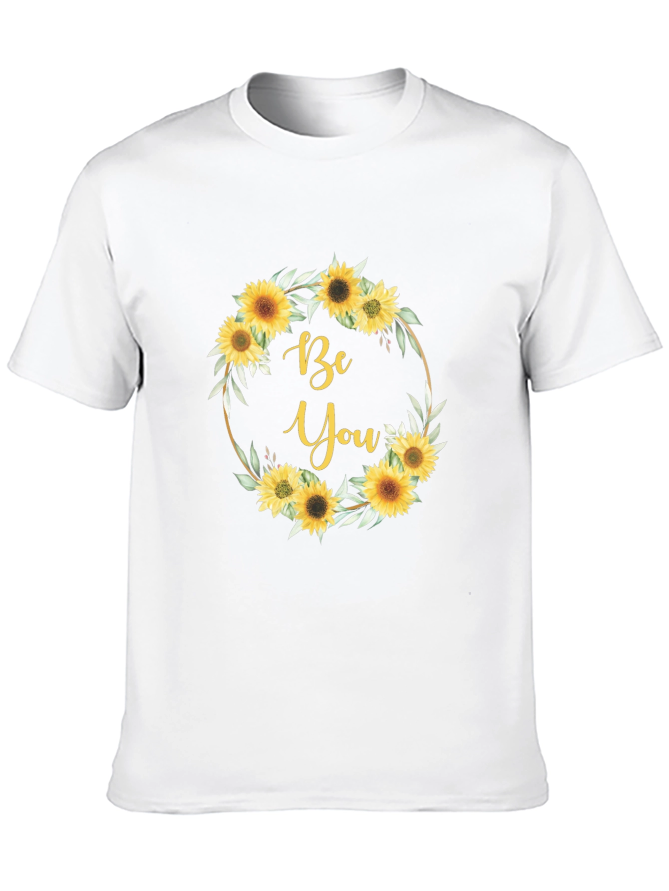 Sunflower Be You Graphic Black T-Shirt