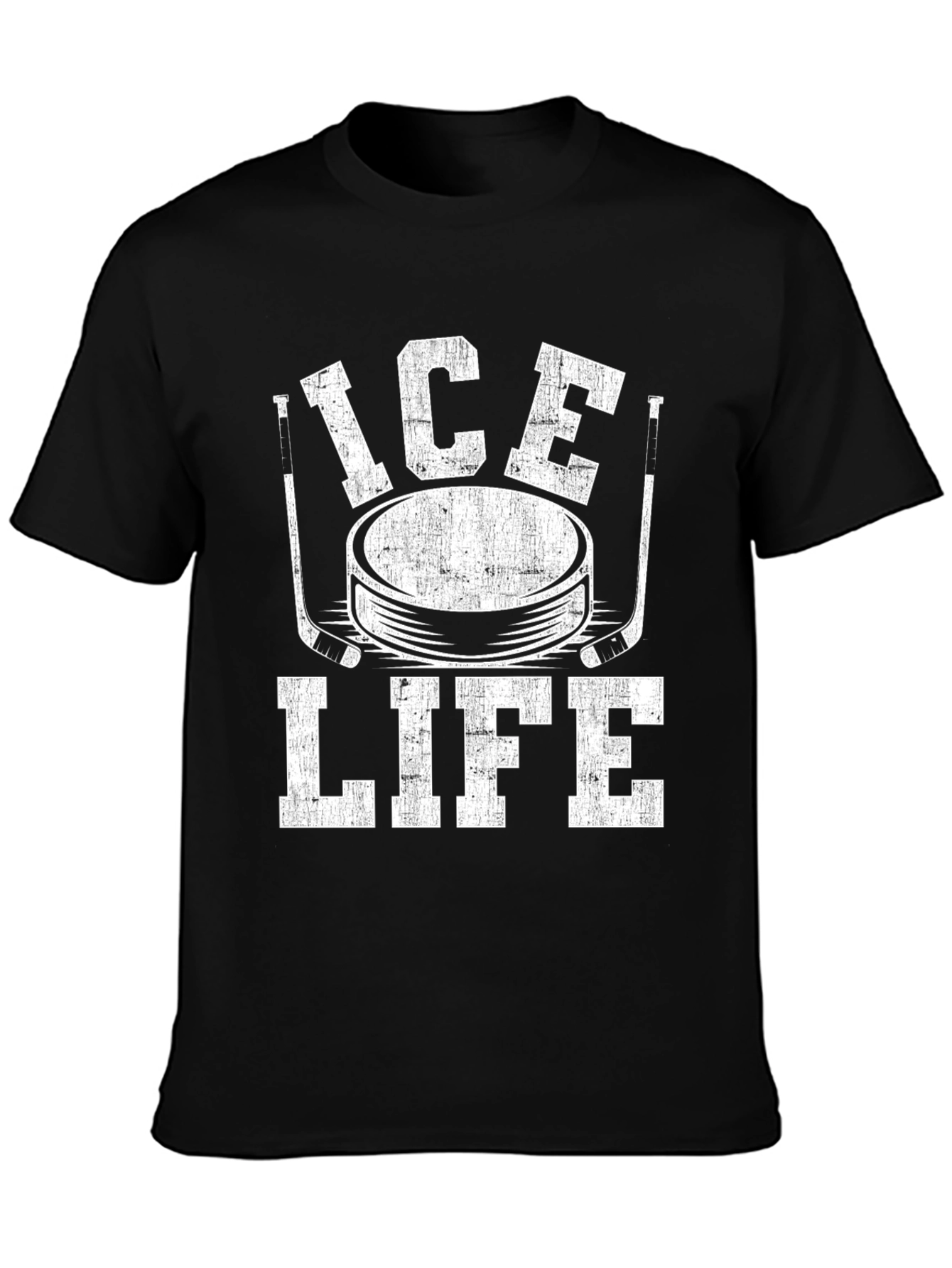 Ice Life Hockey Graphic T-Shirt