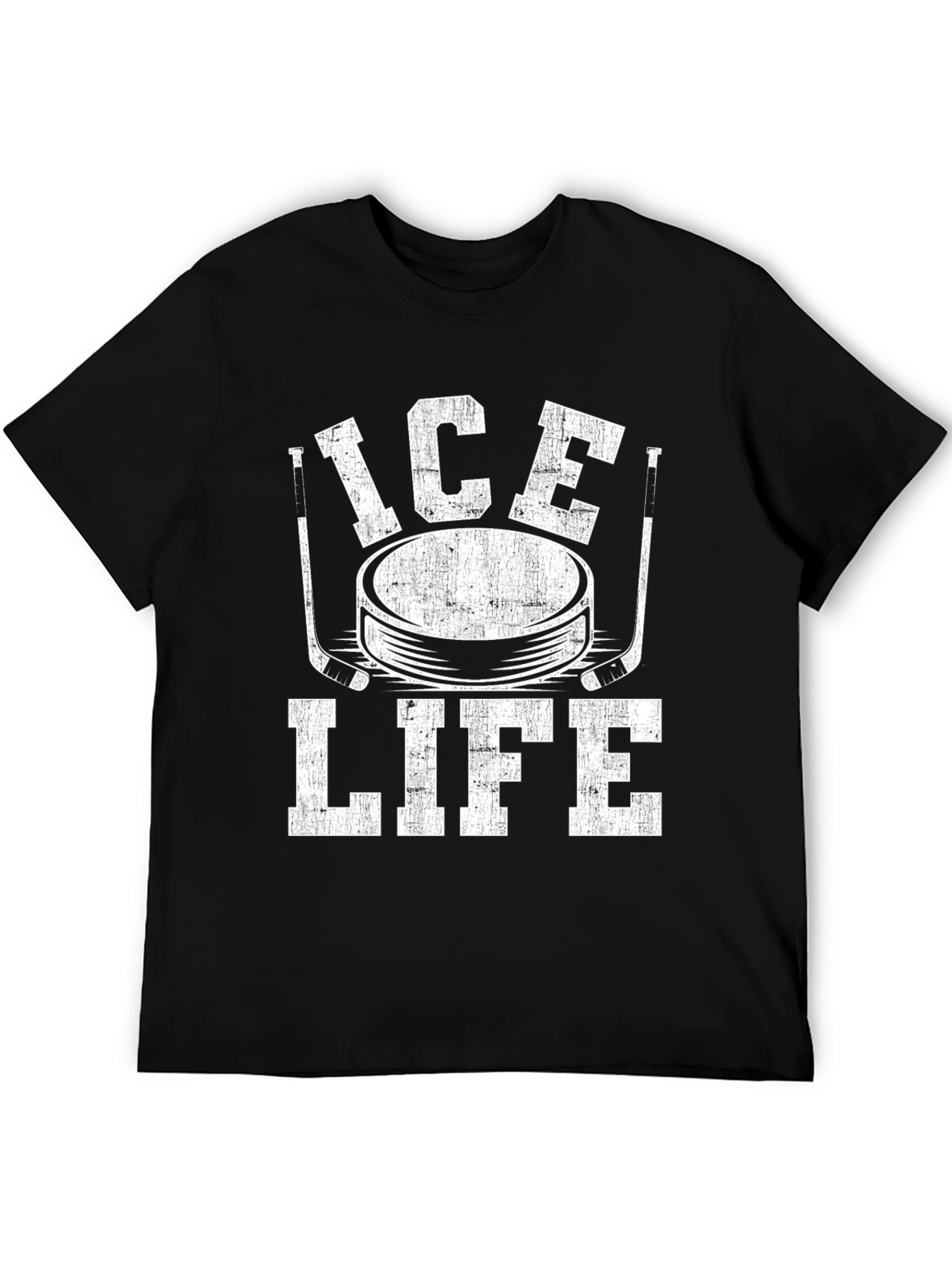 Ice Life Hockey Graphic T-Shirt