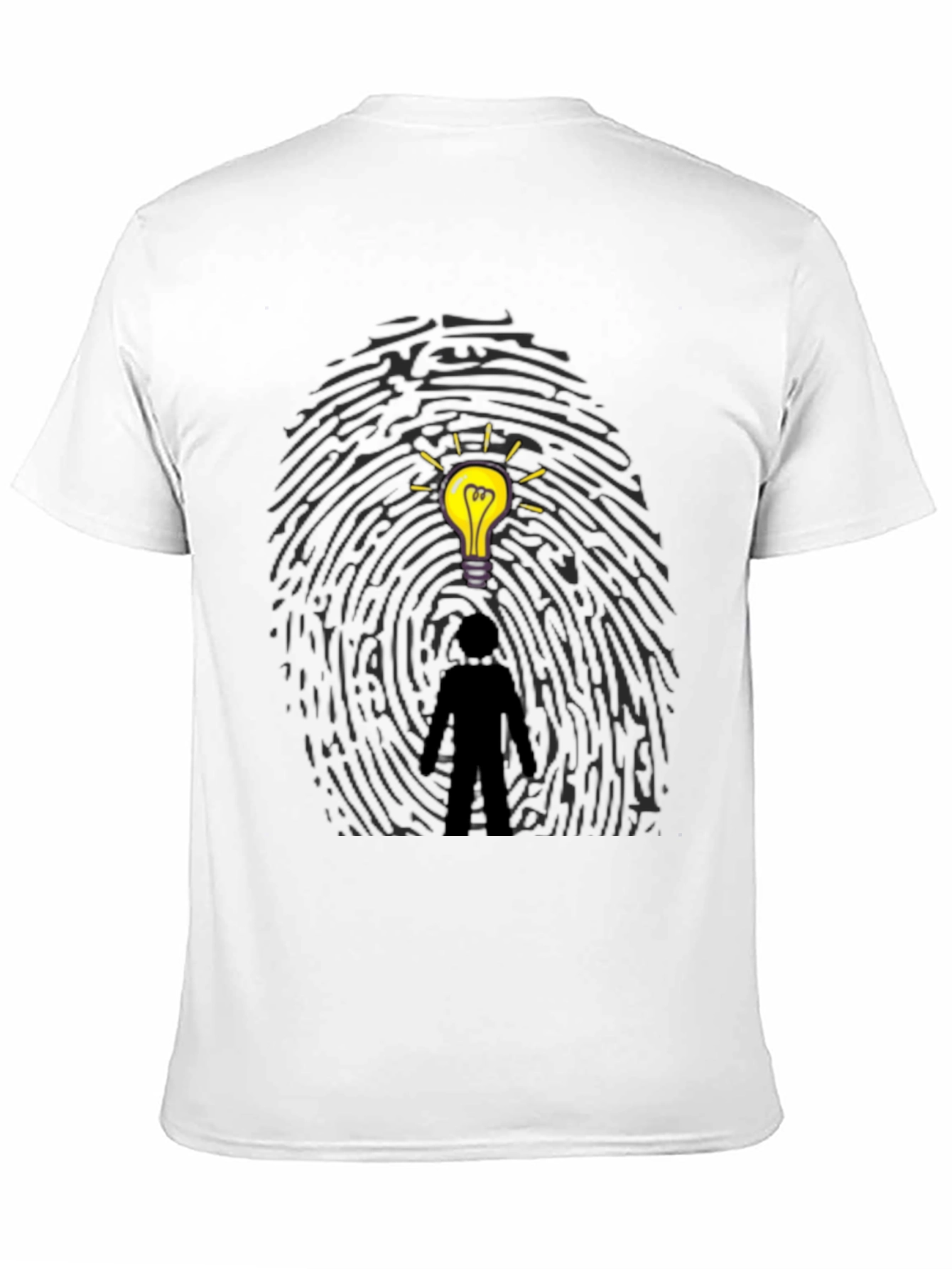 Idea Fingerprint T-Shirt - Unique Graphic Tee