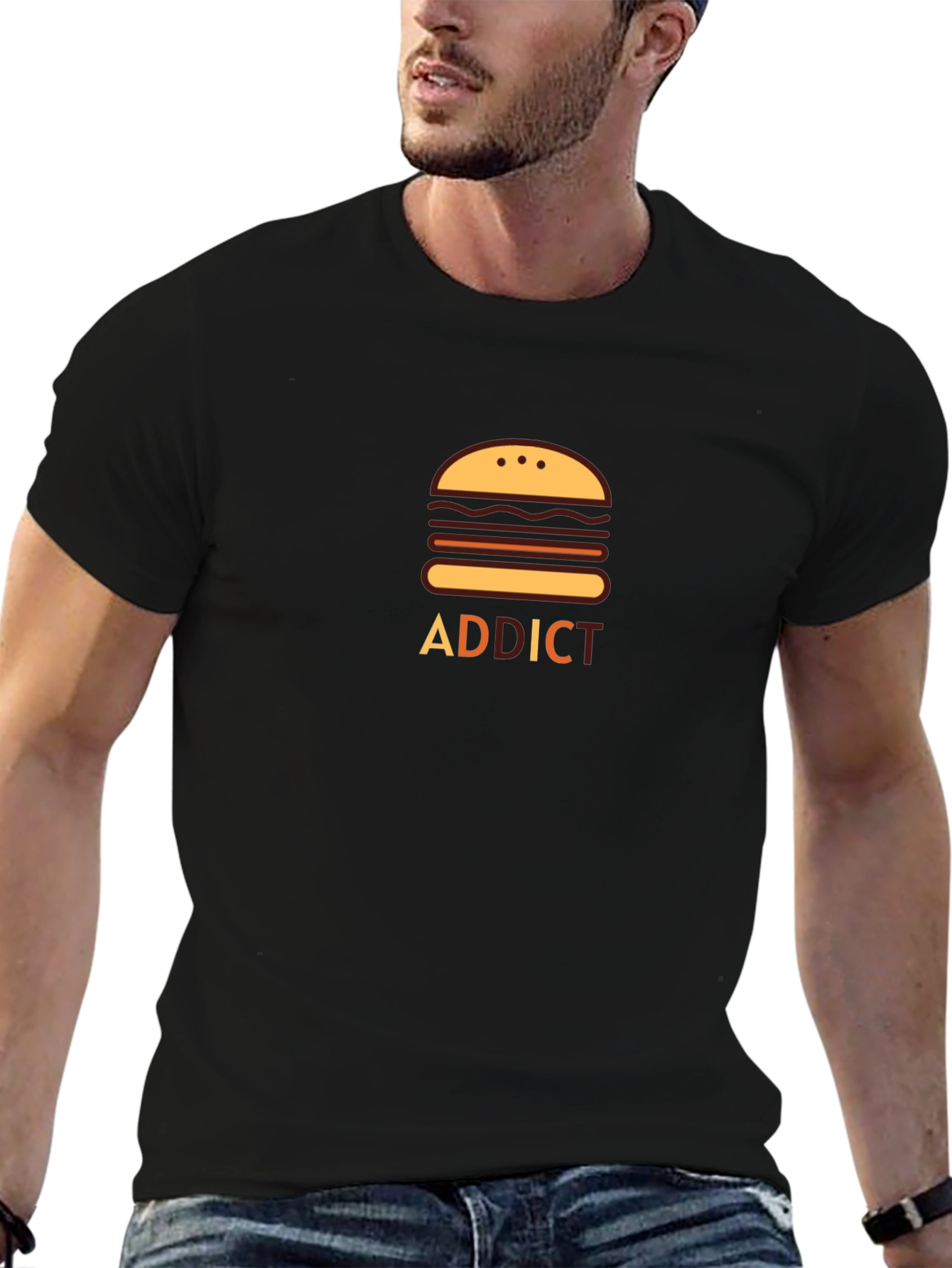 Burger Addict T-Shirt - Casual Style
