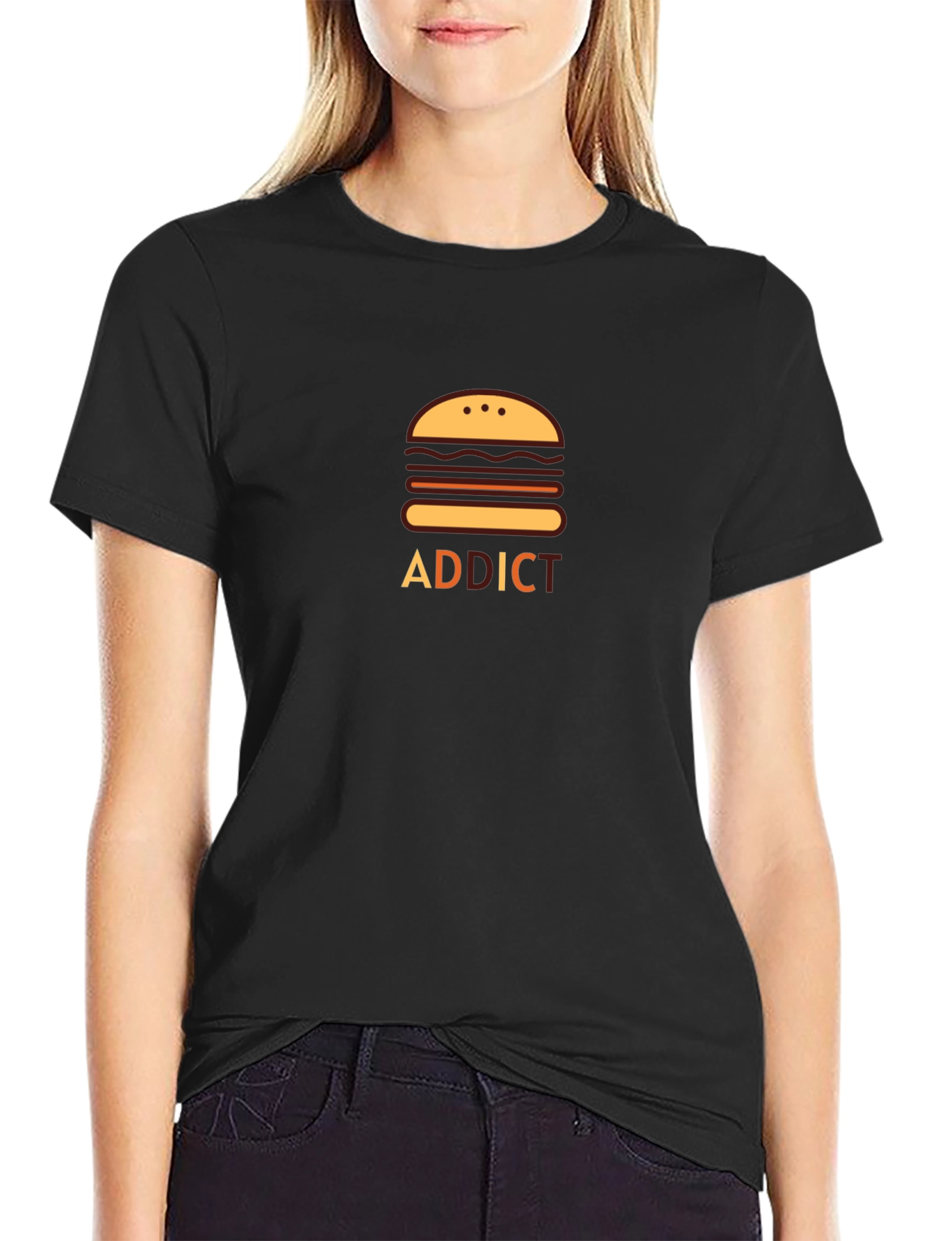 Burger Addict T-Shirt - Casual Style