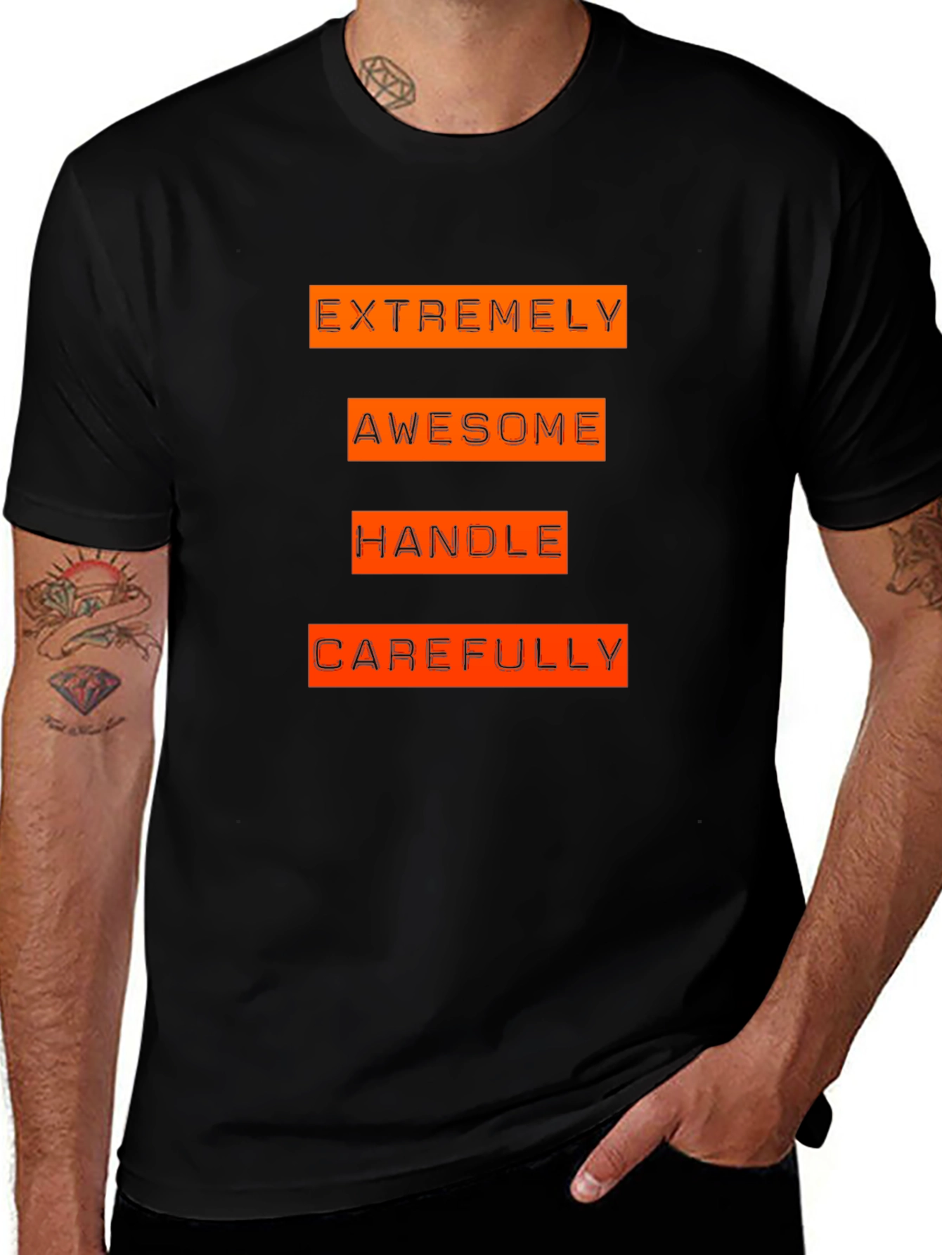 Awesome Handle T-Shirt - Funny Slogan Tee