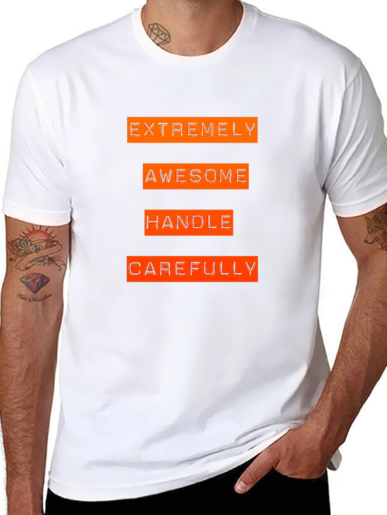 Awesome Handle T-Shirt - Funny Slogan Tee