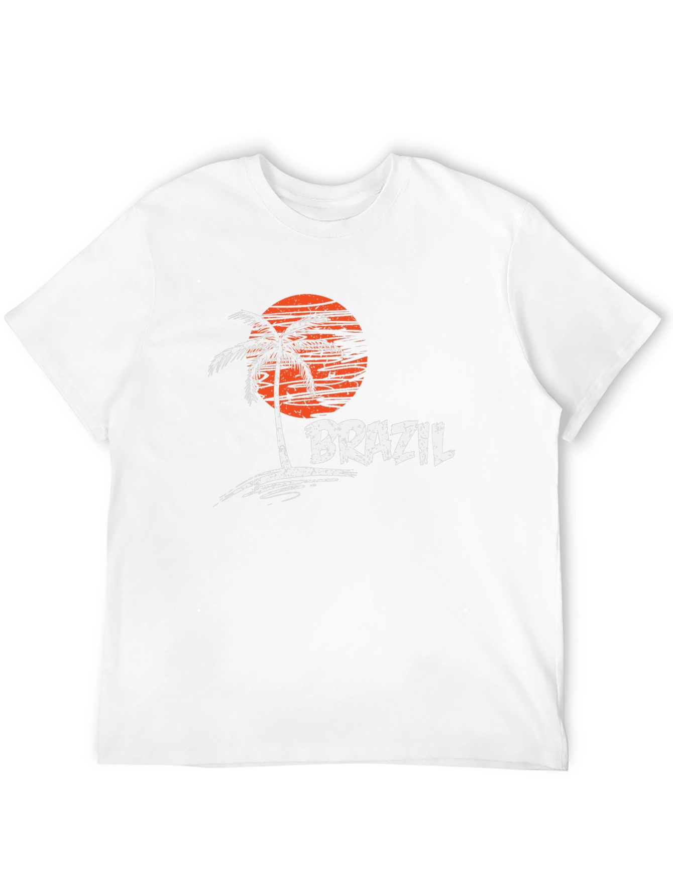 Brazil Palm Tree Graphic T-Shirt