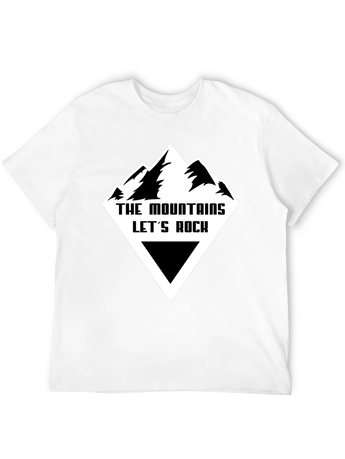 Mountains Lets Rock Graphic Tee