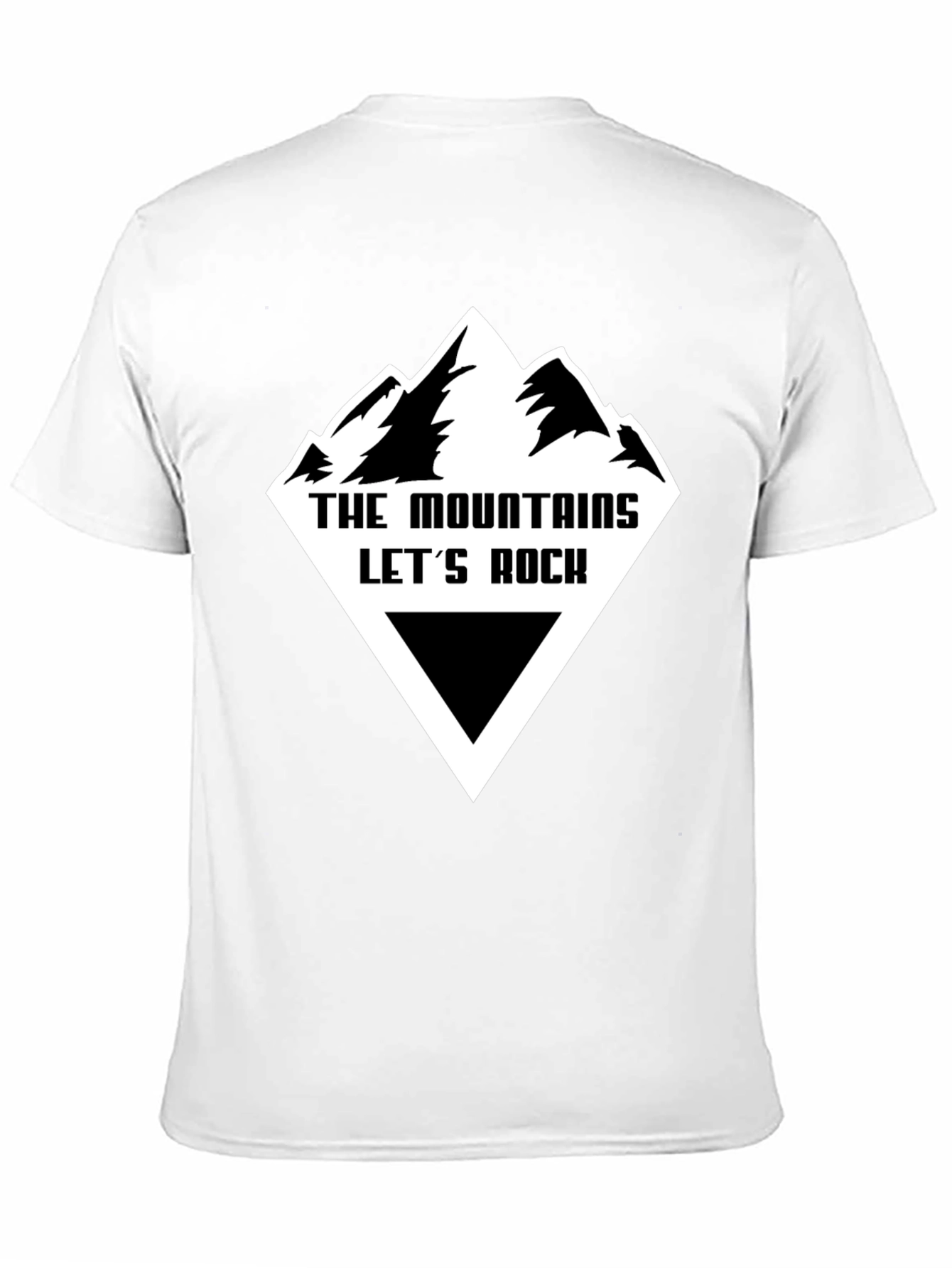 Mountains Lets Rock Graphic Tee