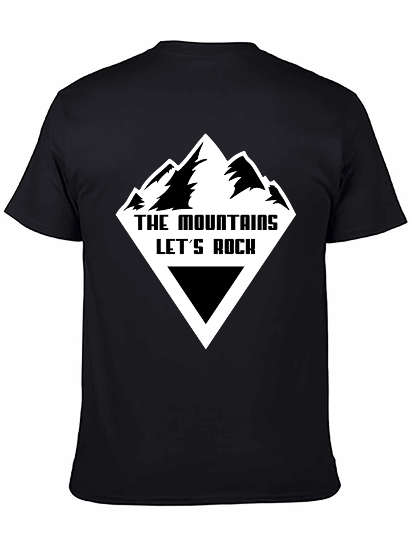 Mountains Lets Rock Graphic Tee