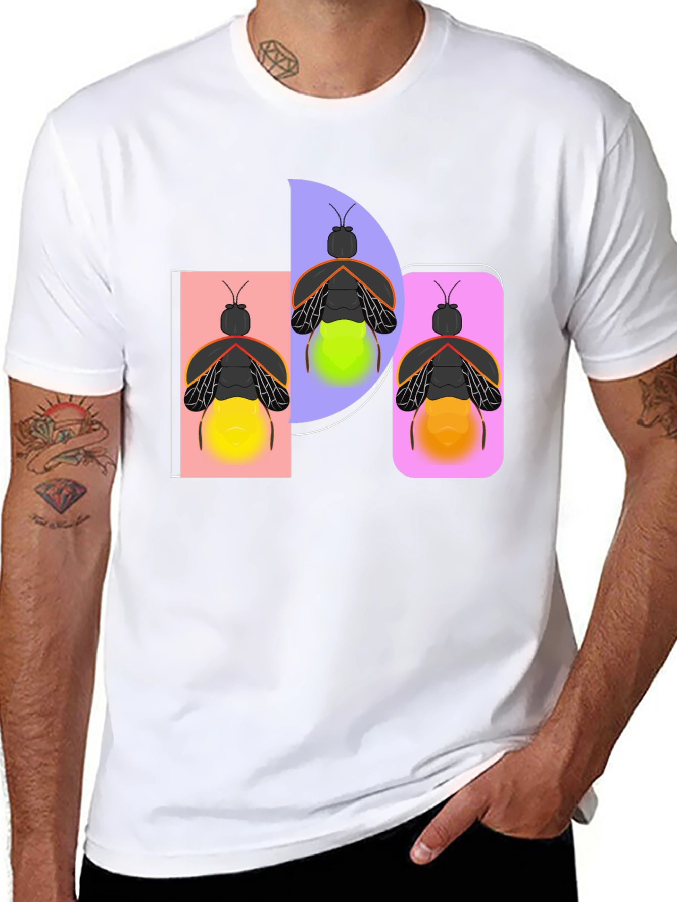 Firefly Graphic Tee - Black Cotton Blend