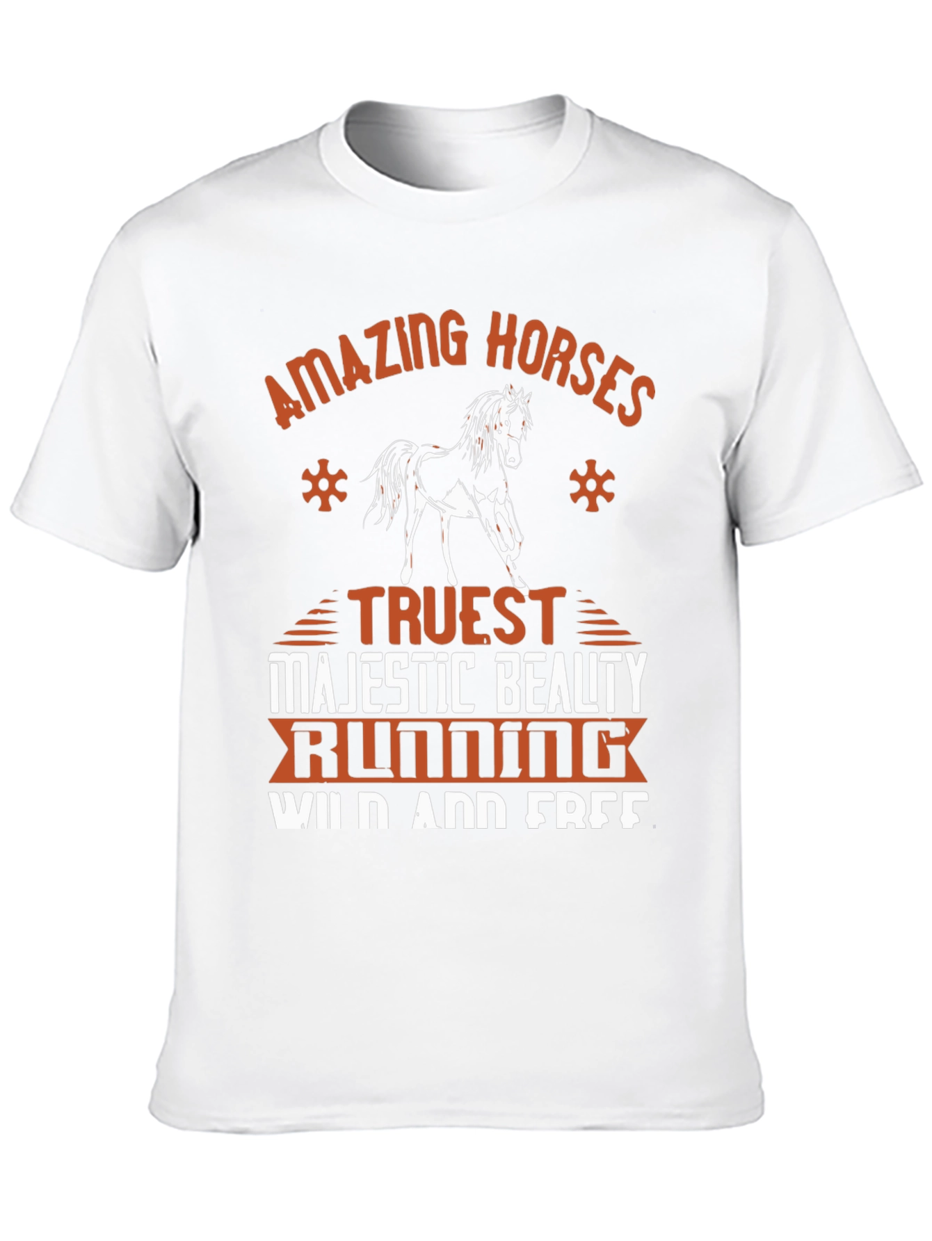 Amazing Horses Graphic T-Shirt