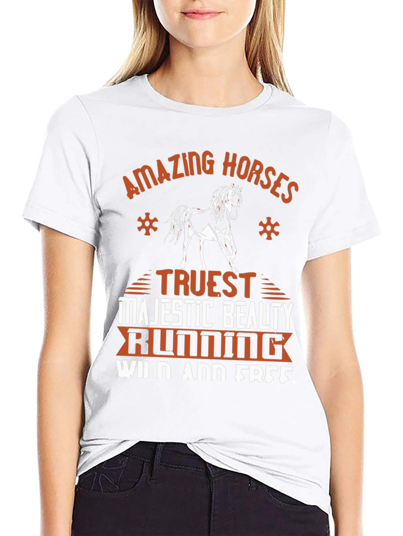 Amazing Horses Graphic T-Shirt