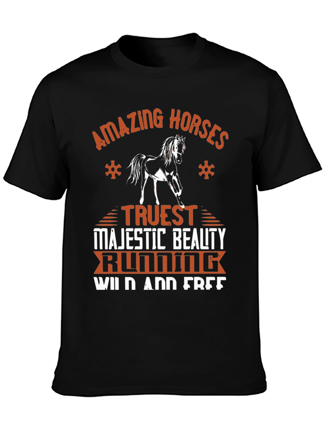 Amazing Horses Graphic T-Shirt
