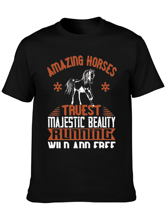 Amazing Horses Graphic T-Shirt