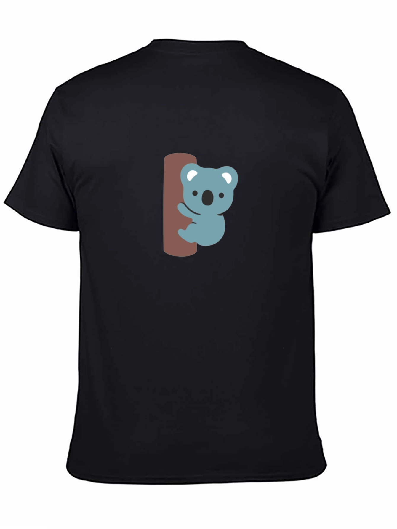 Cute Koala Graphic Tee - Black