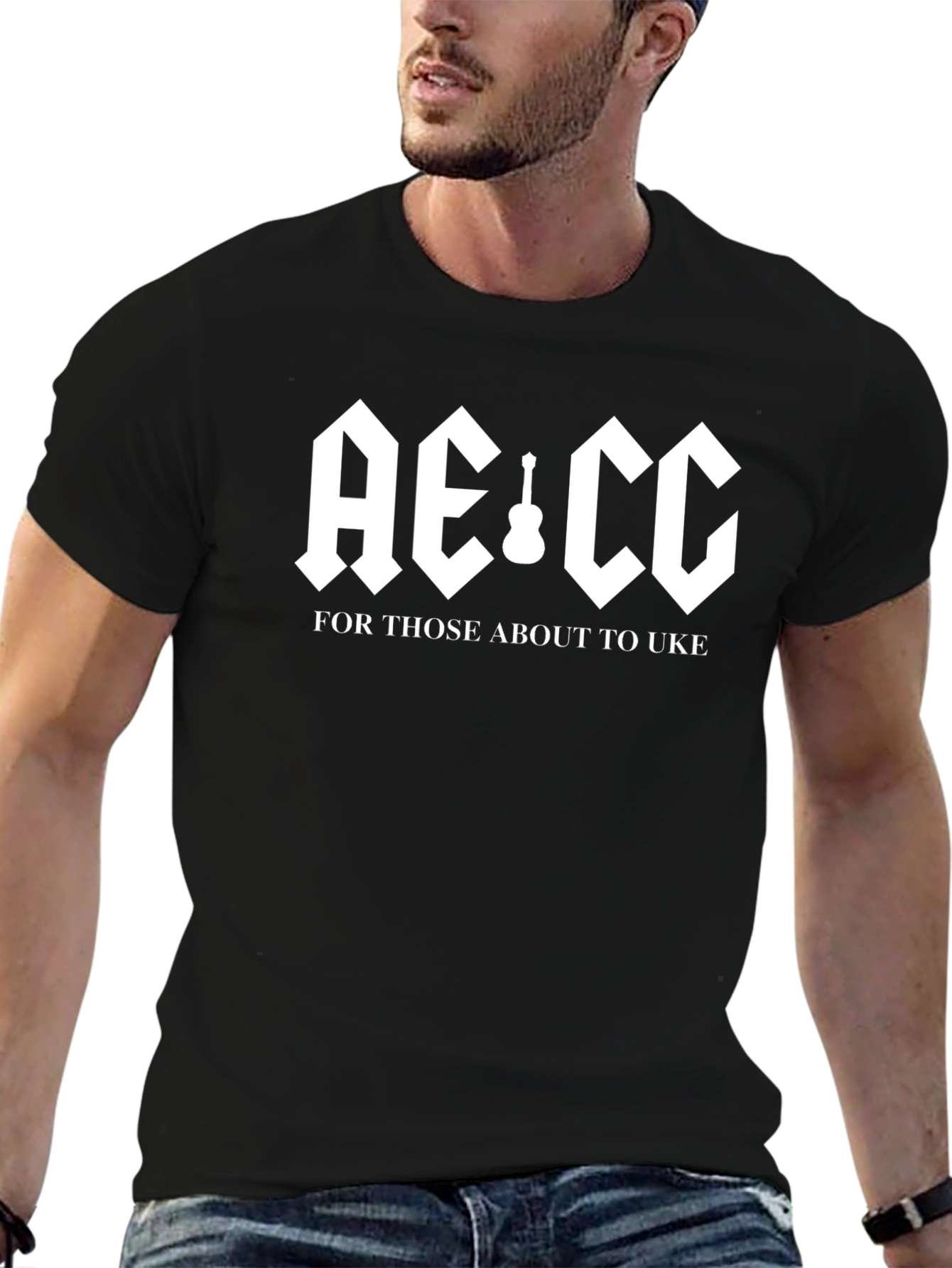 AE:CC Ukulele T-Shirt - Rock Inspired Design