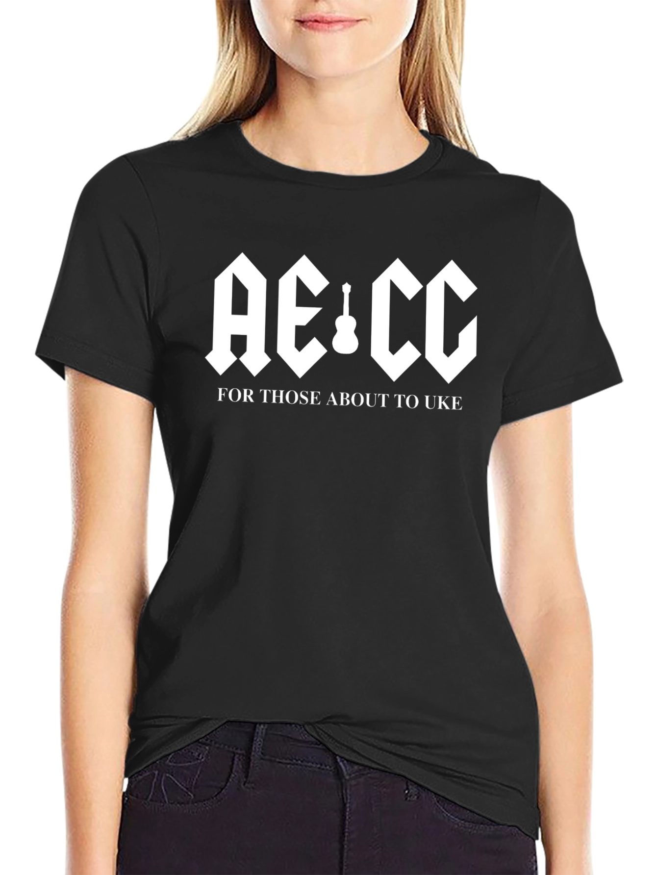 AE:CC Ukulele T-Shirt - Rock Inspired Design